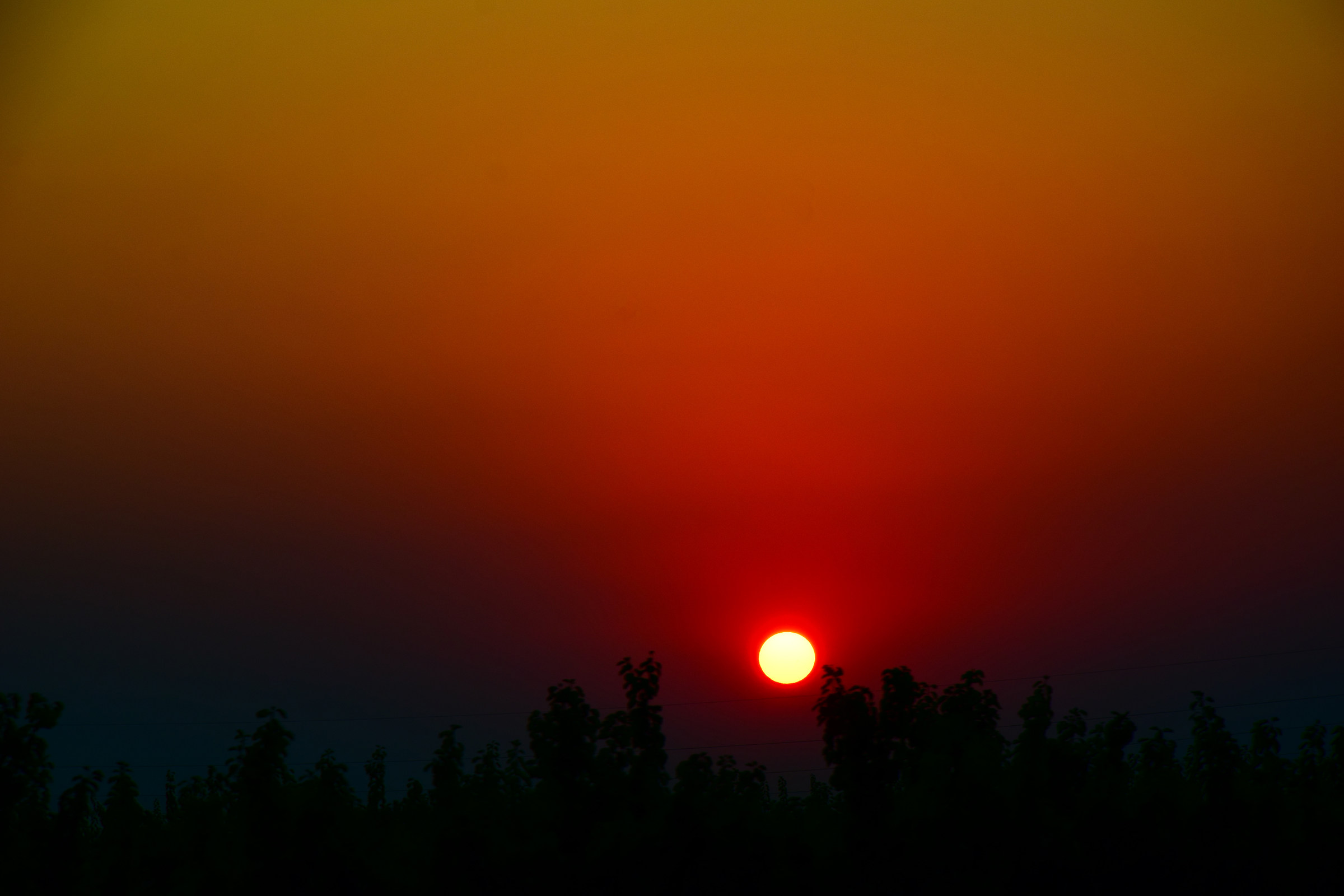 Alba sulla A14
