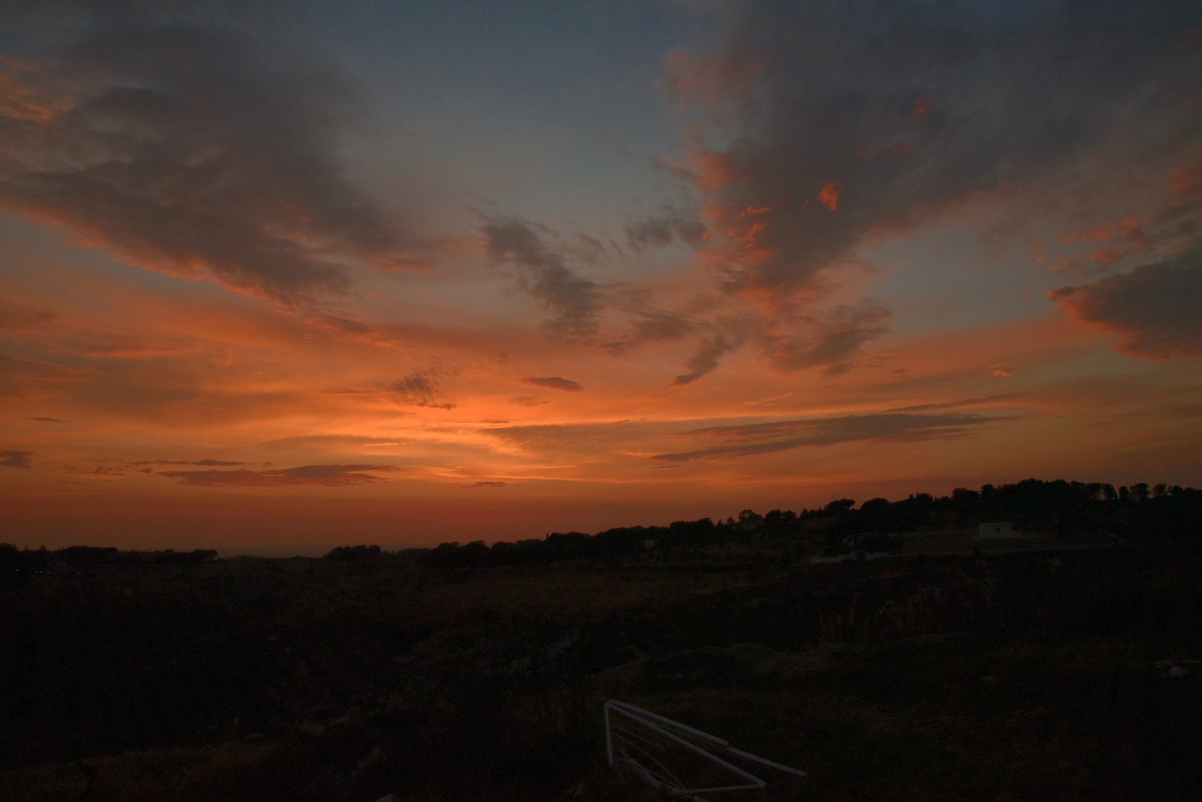 The colors of the sunset