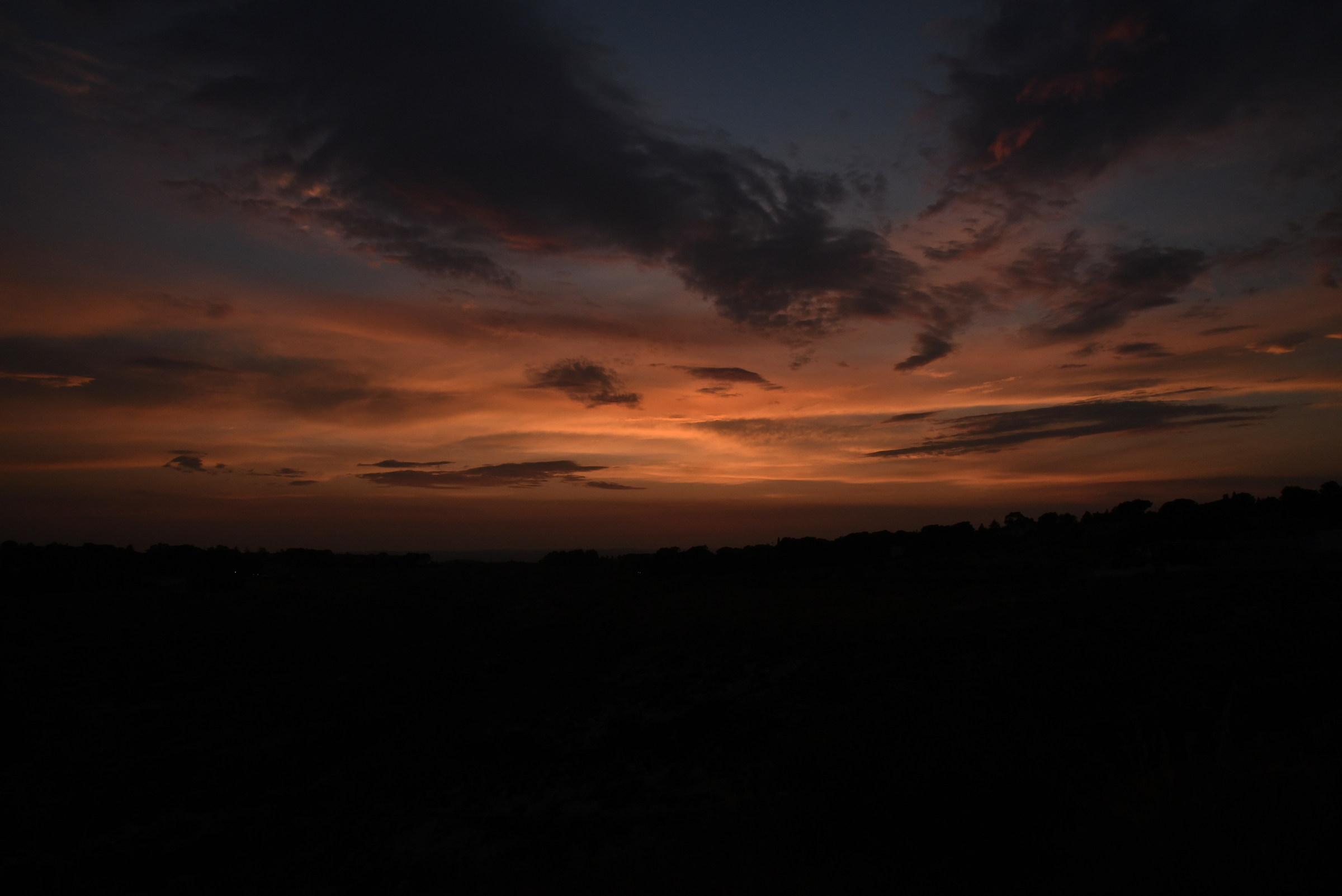 The colors of the sunset