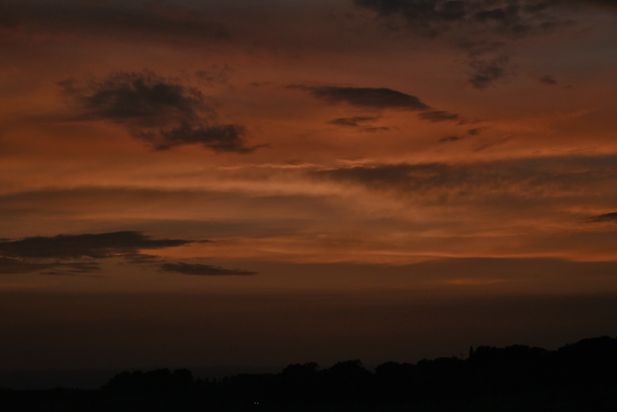 The colors of the sunset