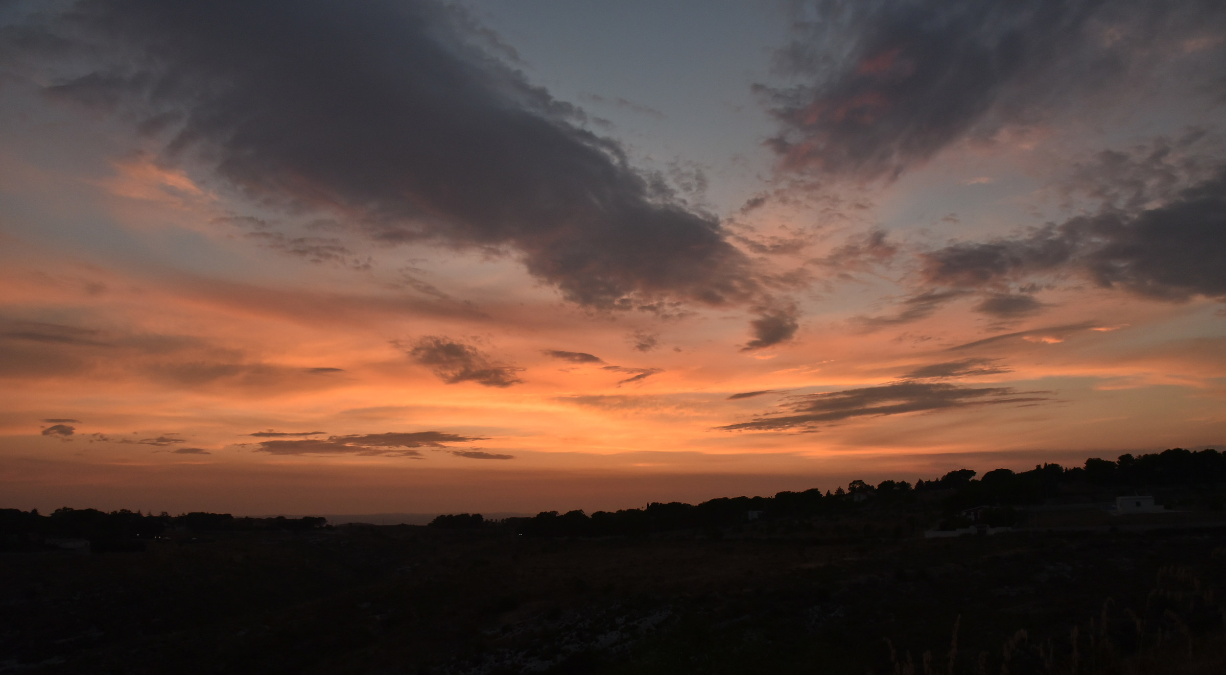 The colors of the sunset