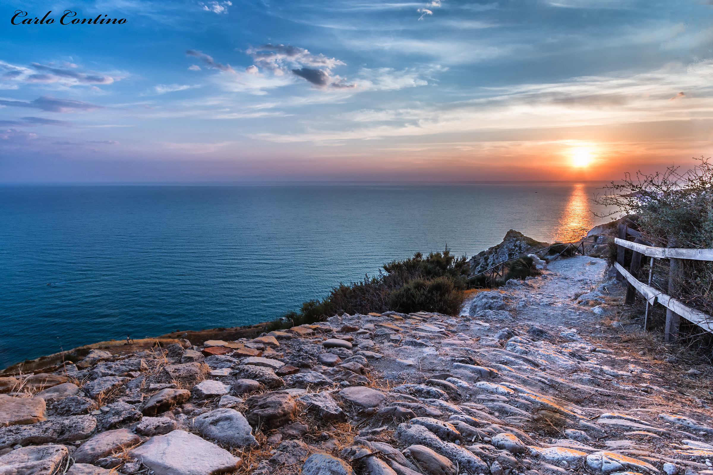 Sunset from Chiaramonte Castle - Palma de M. (ag)