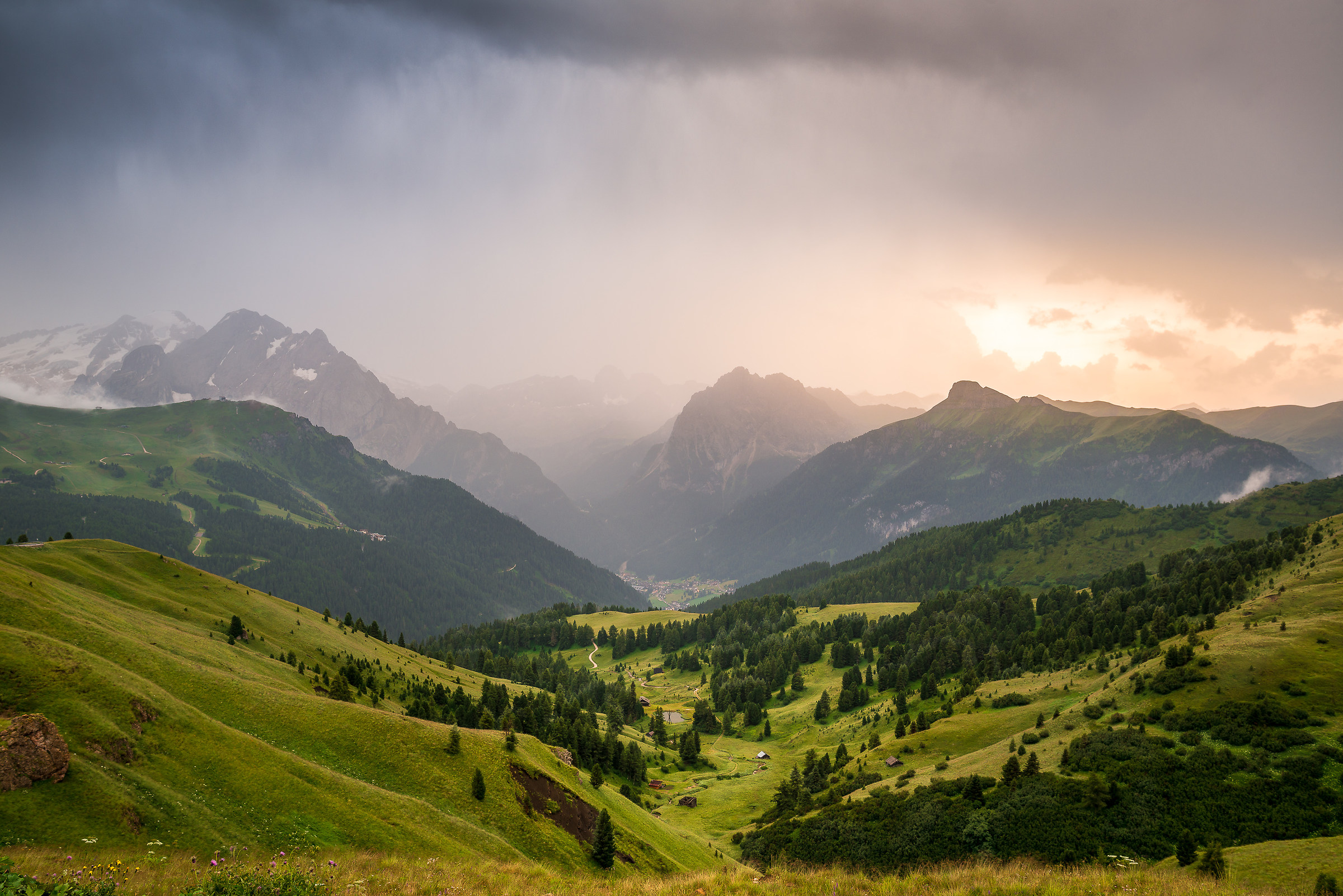 Sella Pass after the storm
