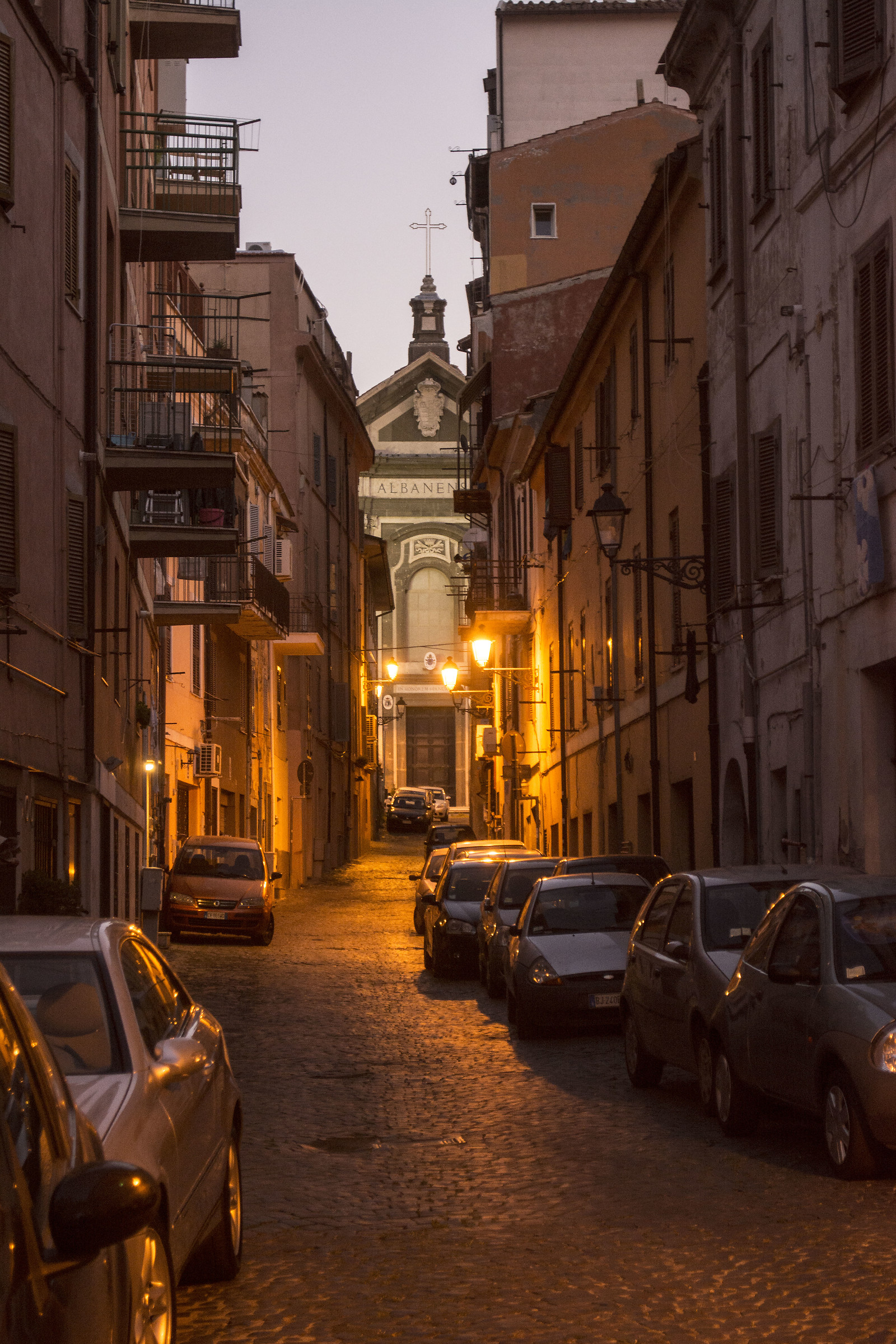 Via San Pancrazio Cathedral view