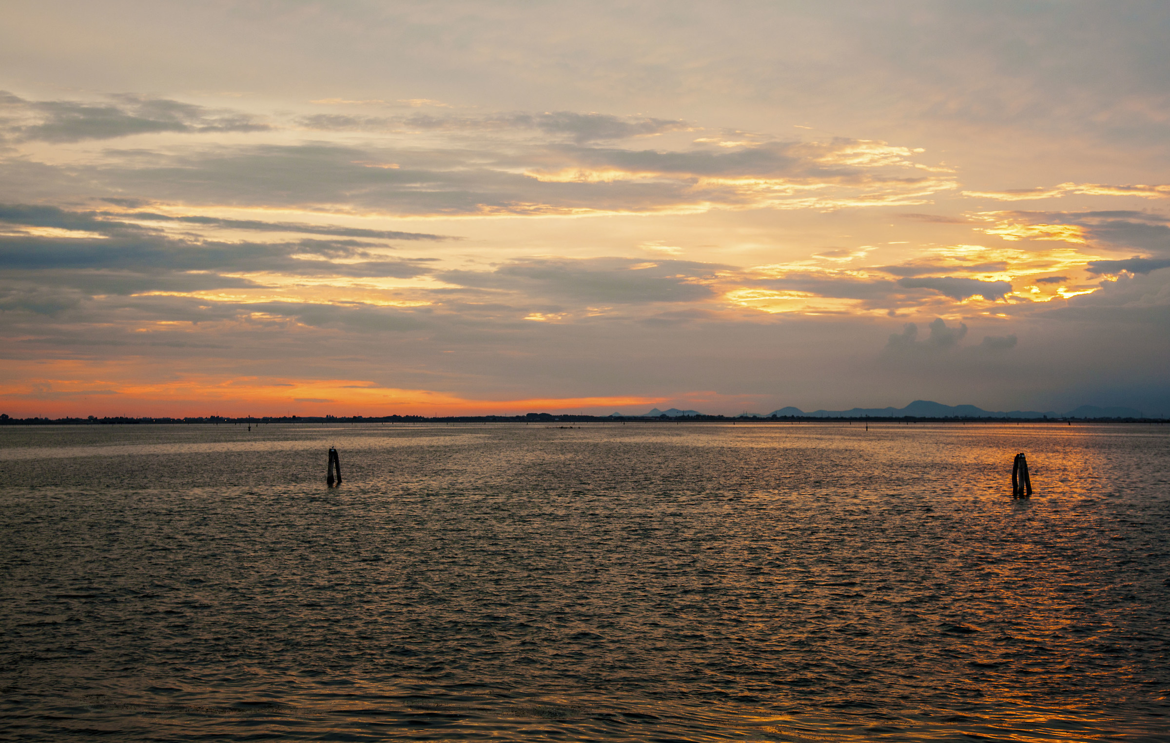 ennesimo tramonto in laguna