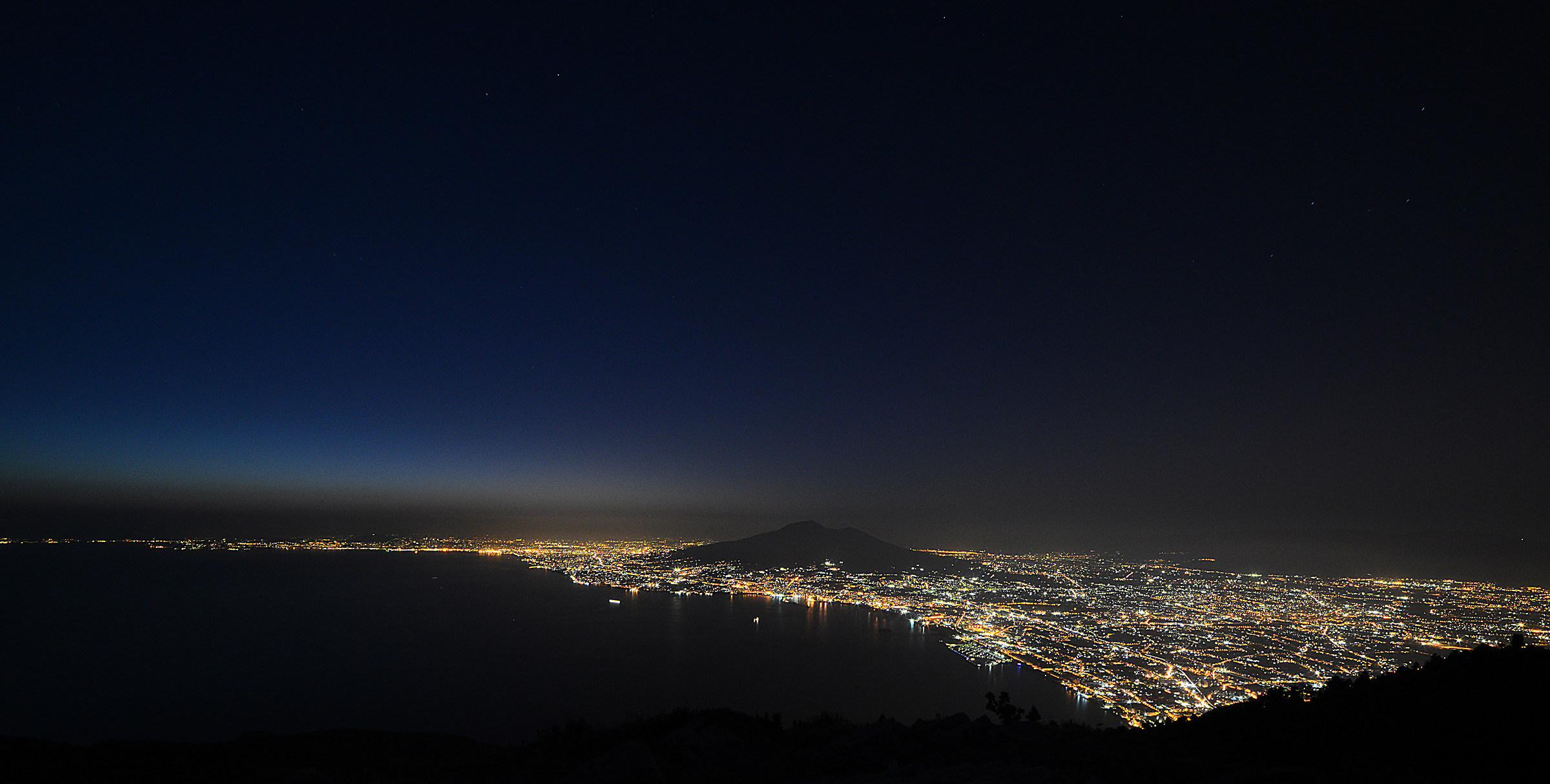 space seen from my home town !!