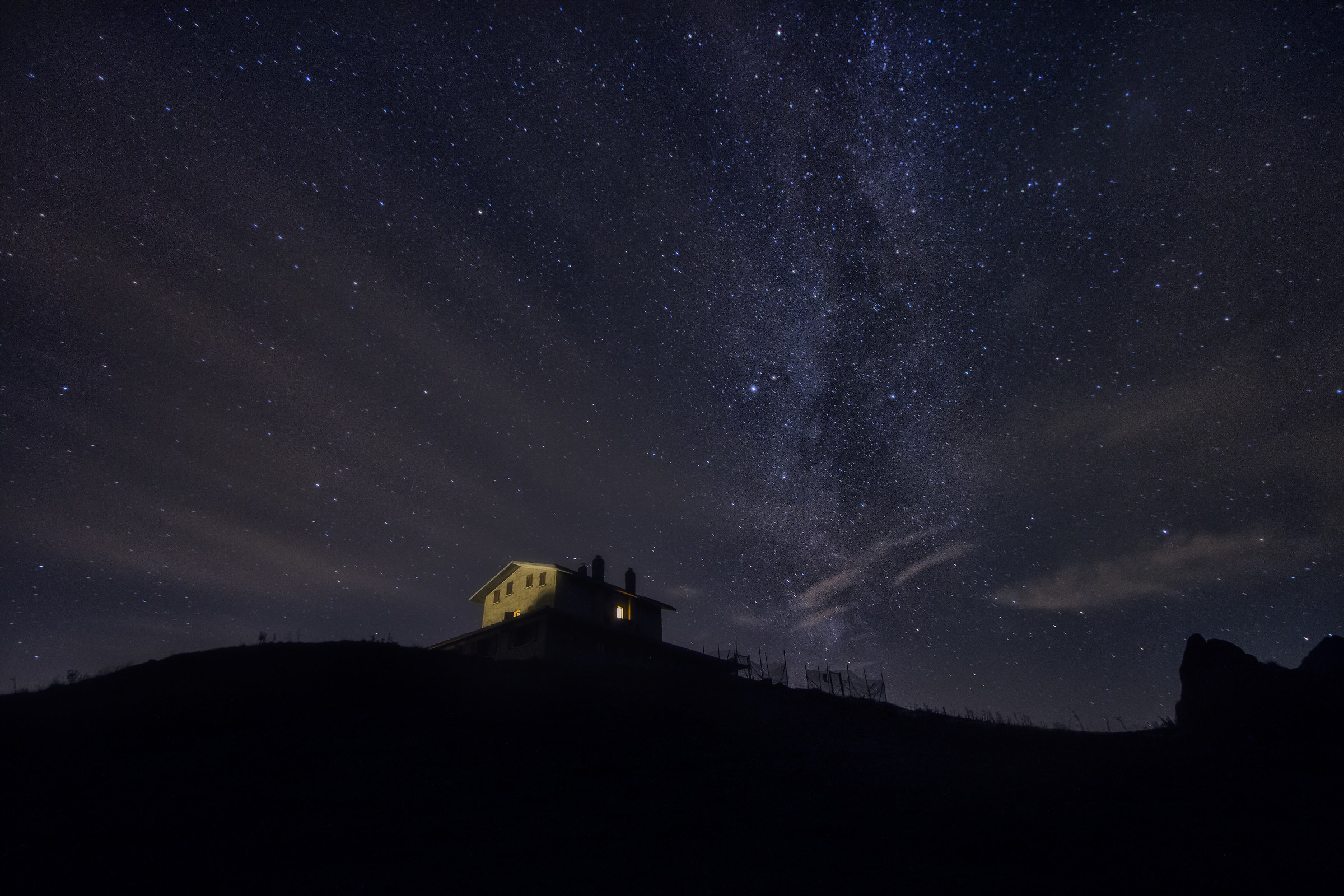 Notturno sul Monte Avaro