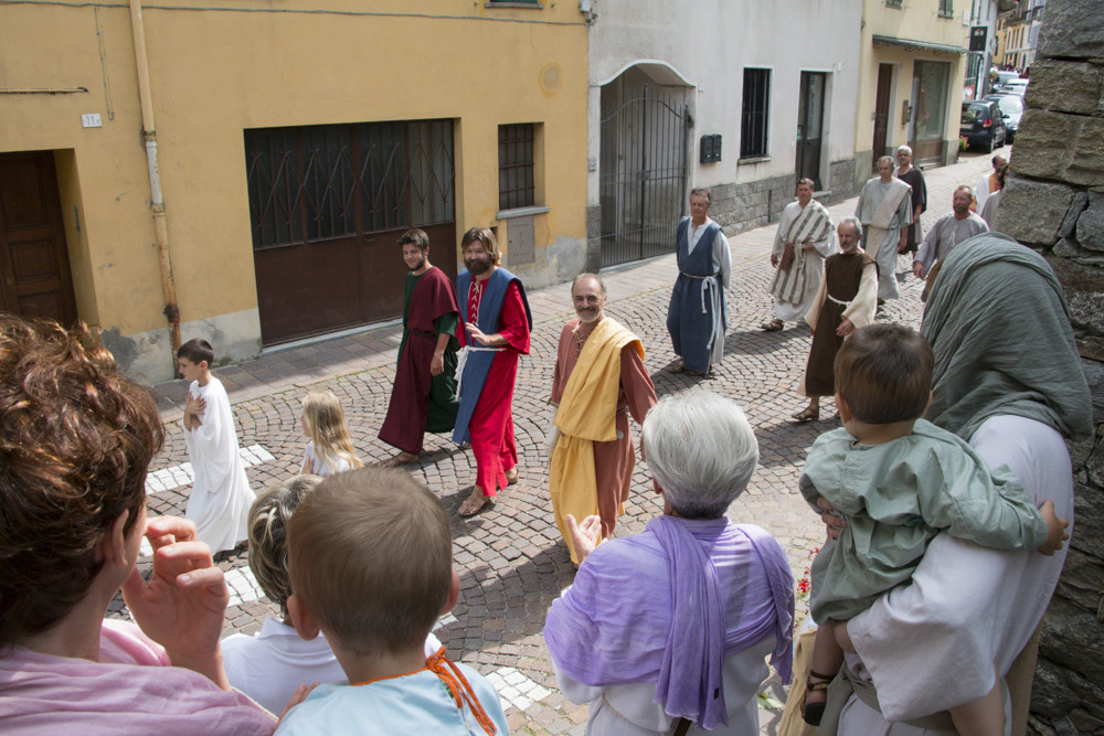 The procession, the Passion of Sordevolo