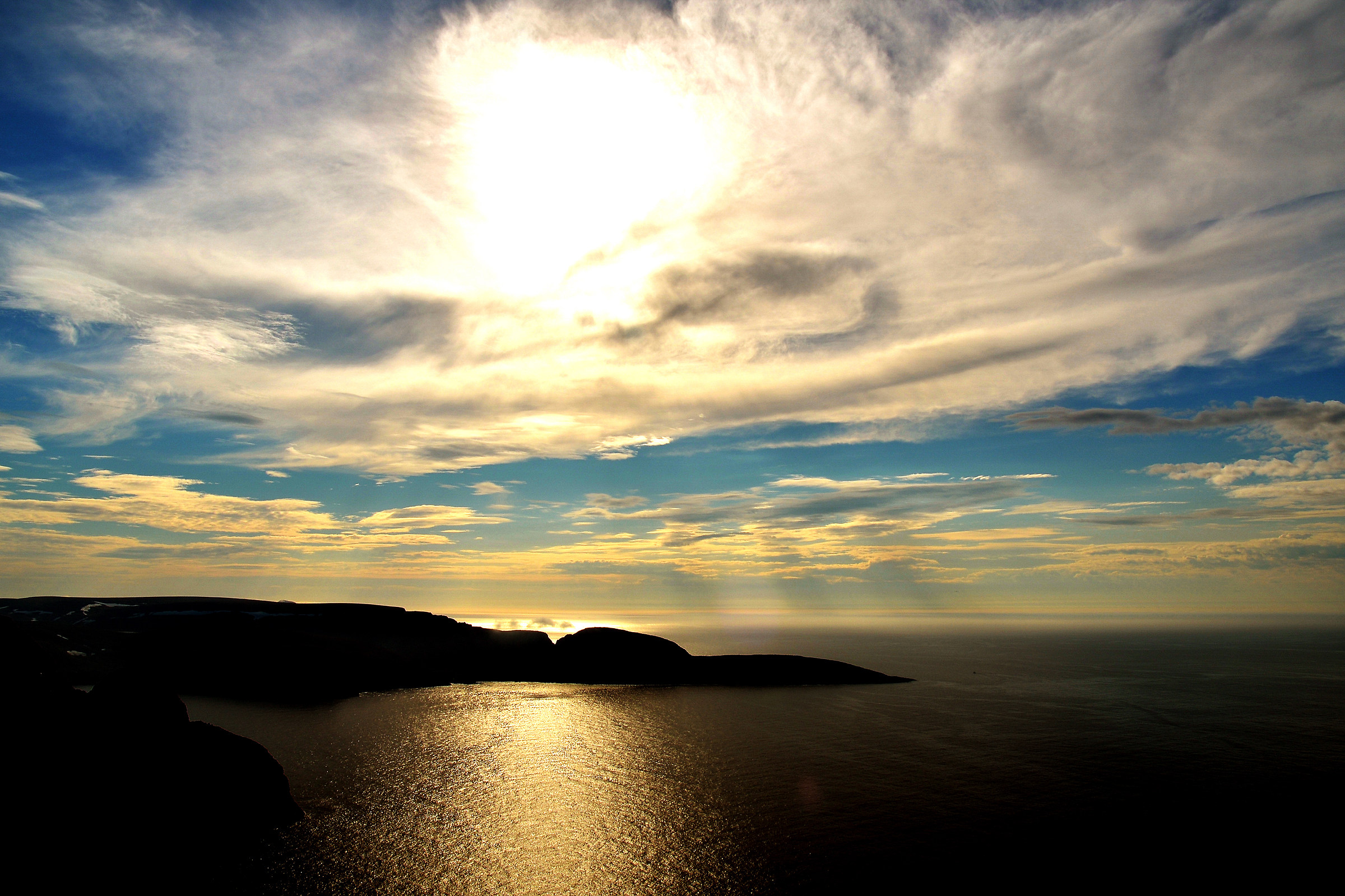 il sole sta per tramontar....