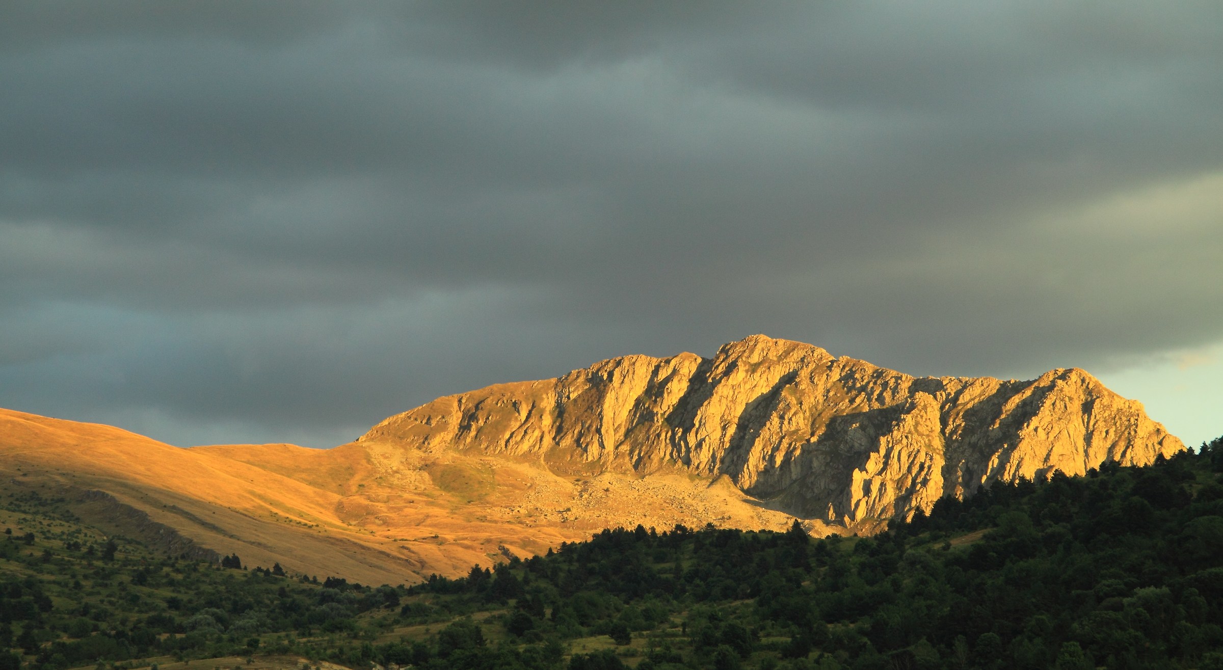 ultime luci sul Sirente