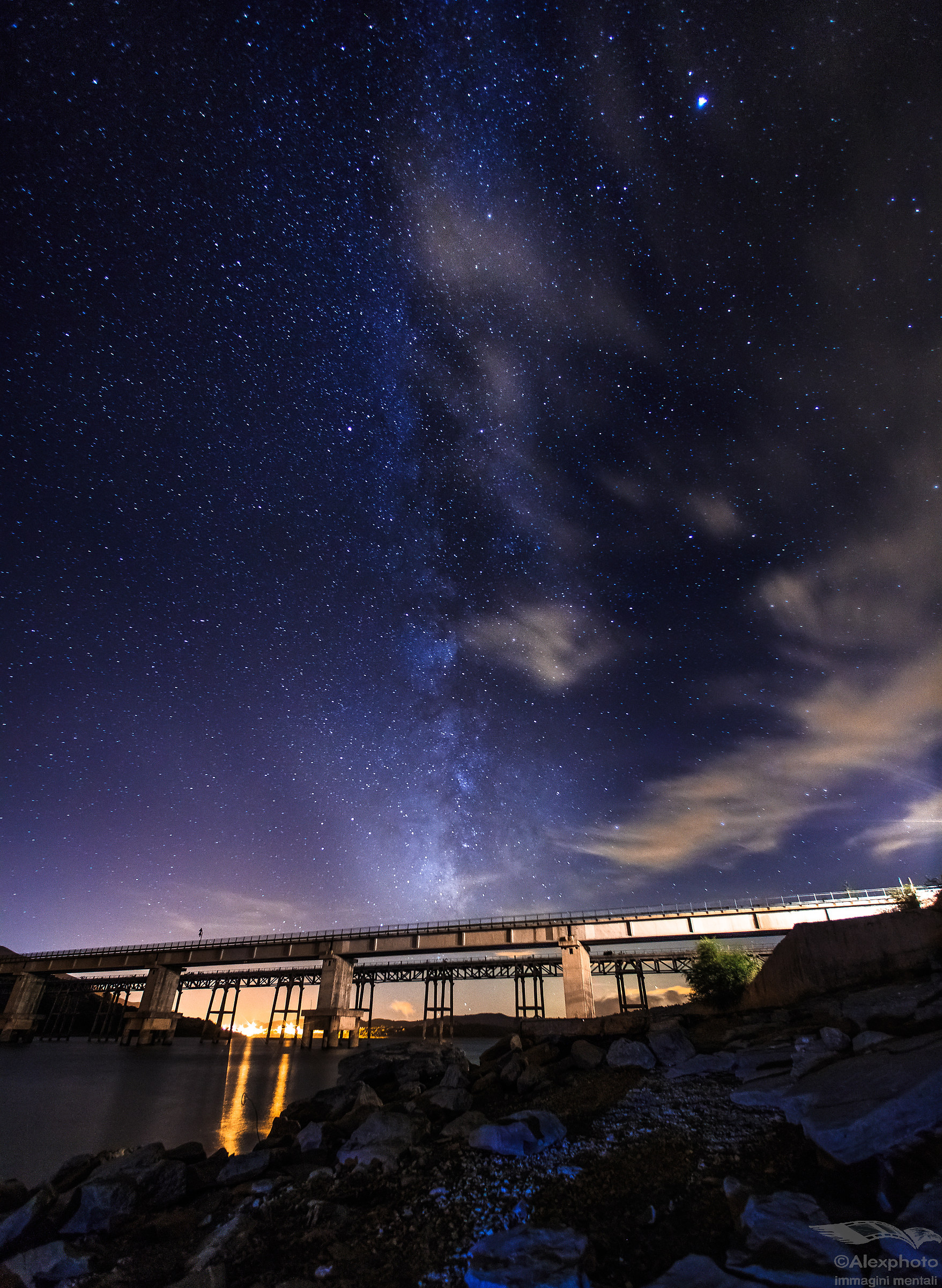 Campotosto Bridge Lake
