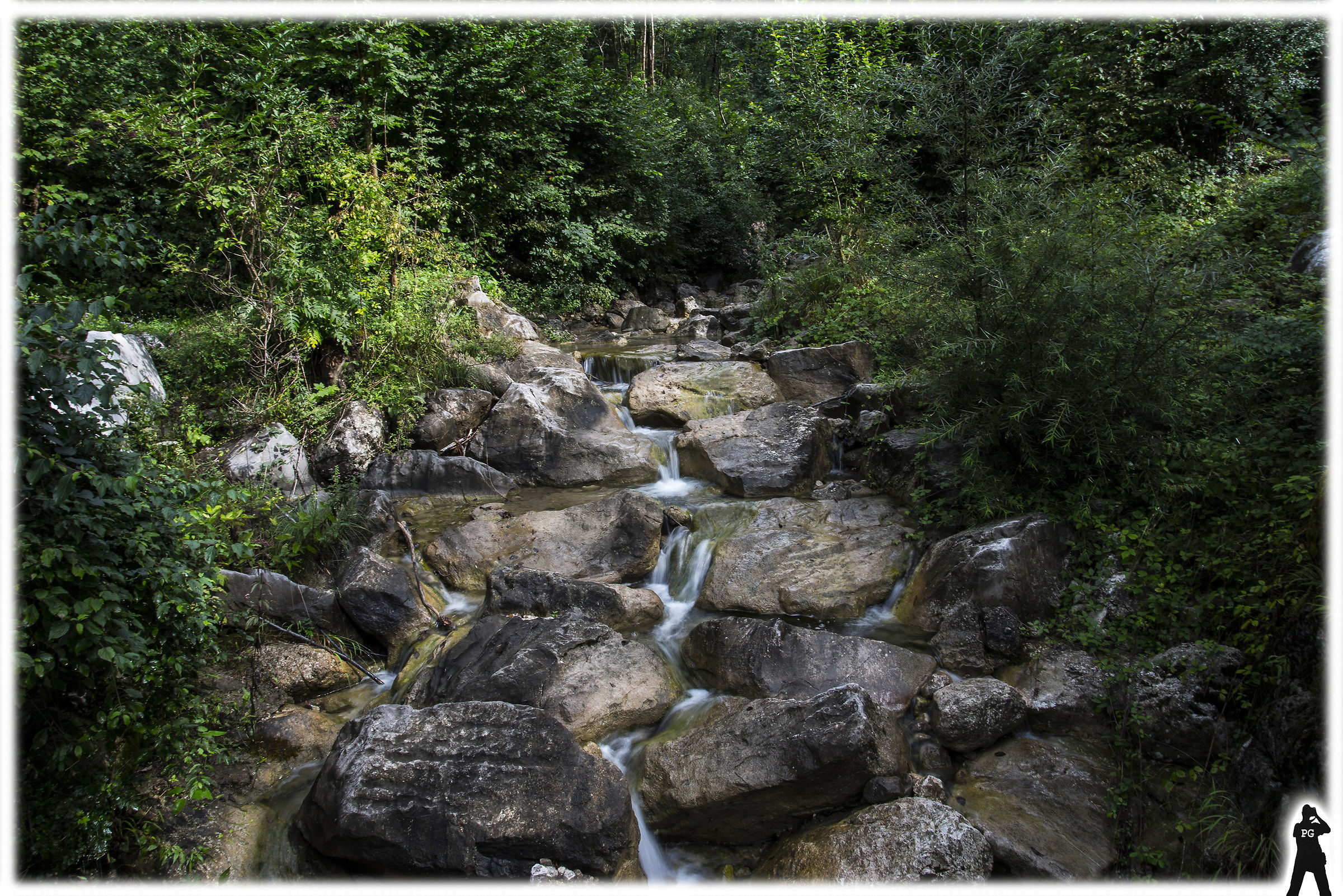 Waterfall behind the house ... first test D610 :-)