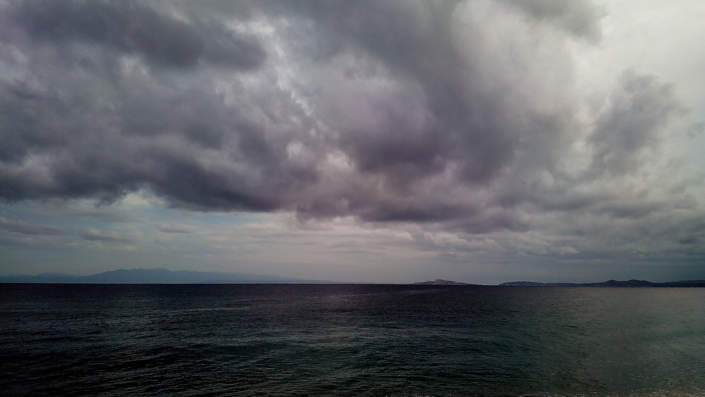 Clouds on the horizon