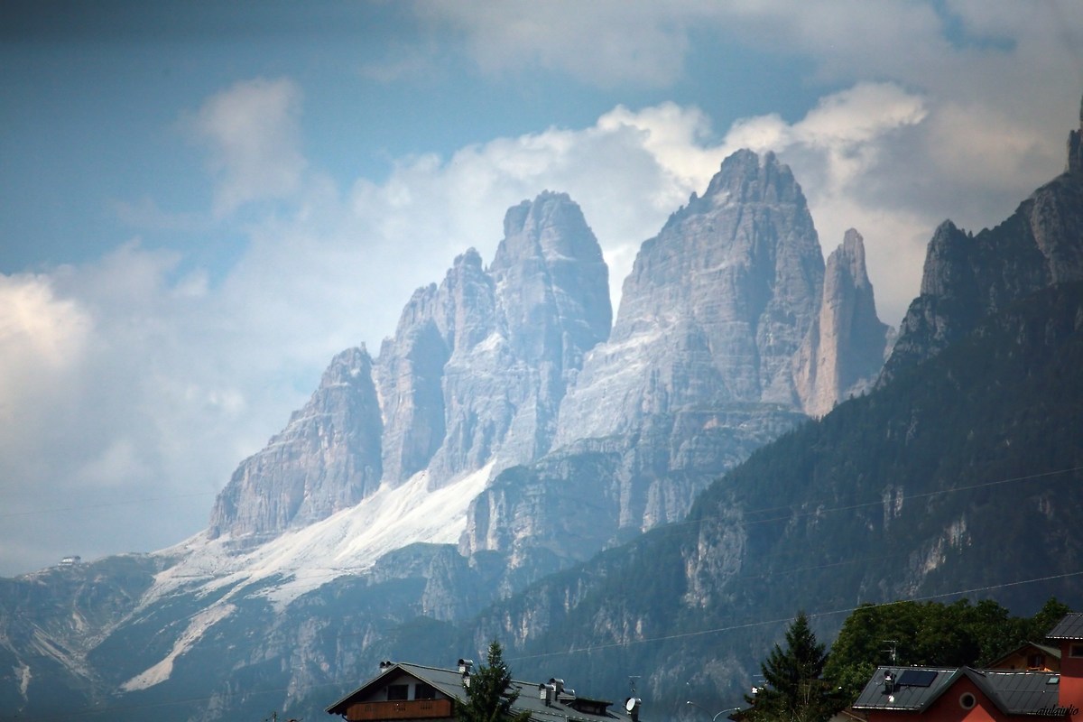 Three Peaks views from Auronzo di Cadore