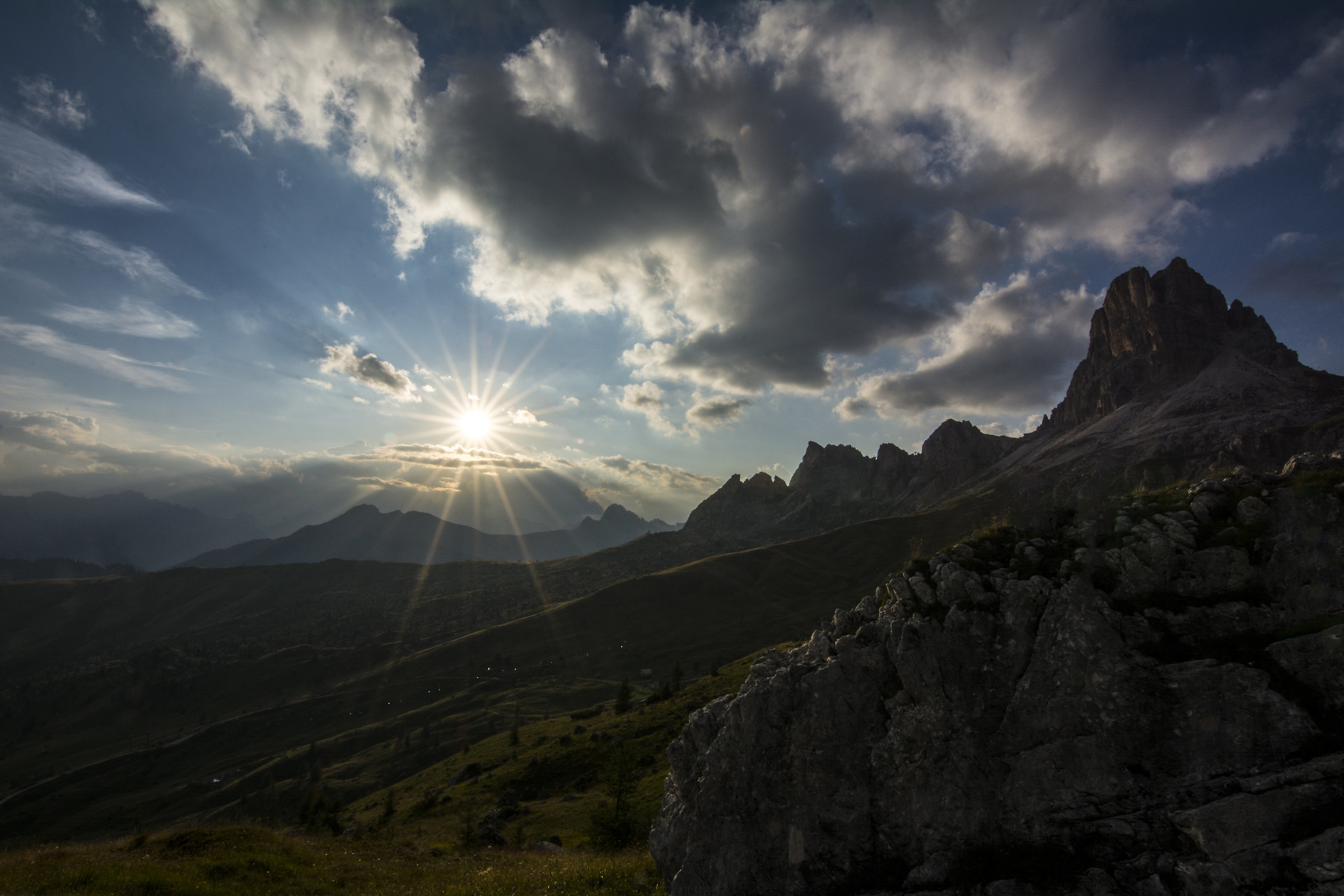 tramonto al passo giau