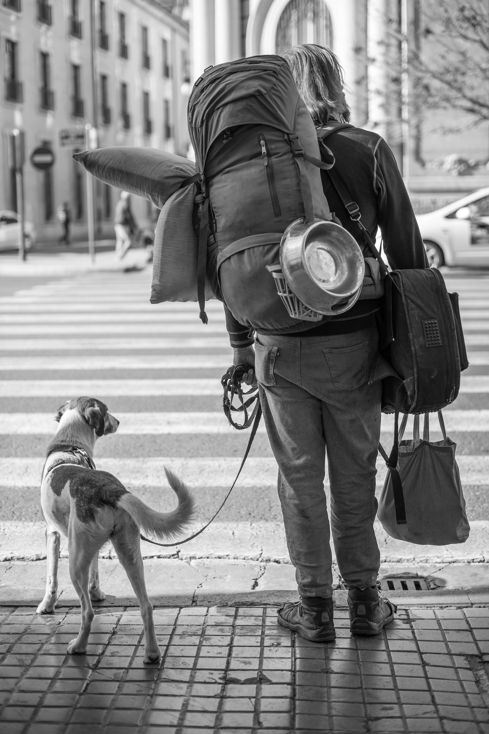 Backpackers, Valencia, Spain