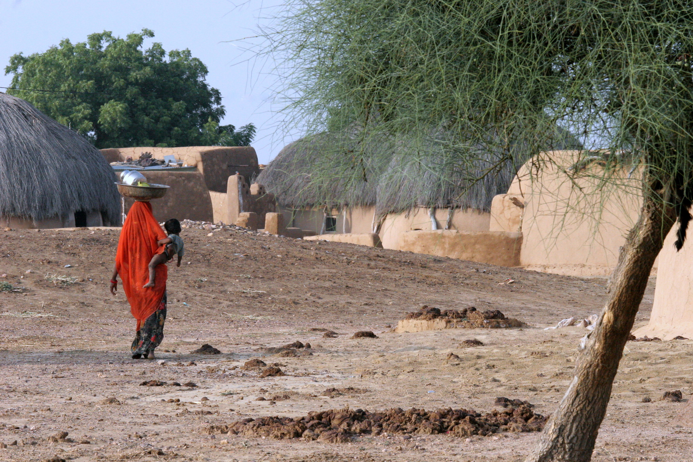 Particolare del villaggio