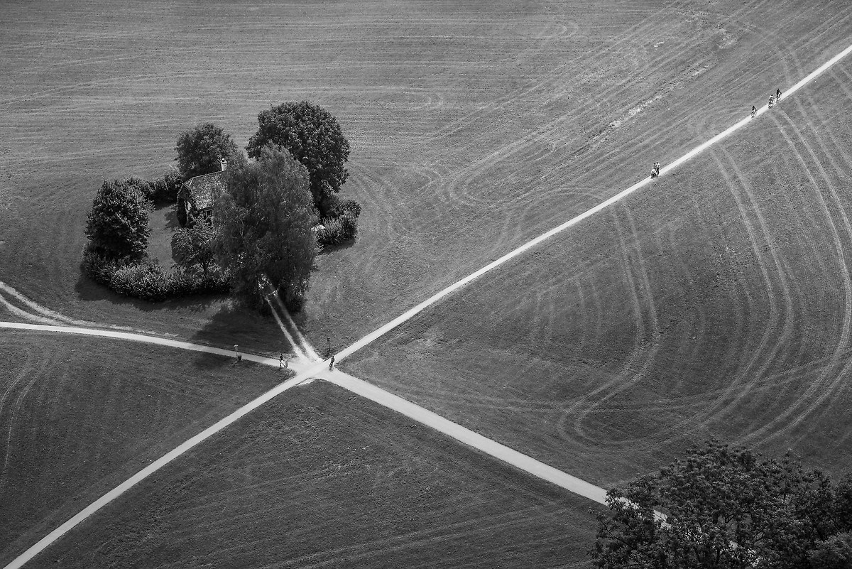 There was a small house so ...