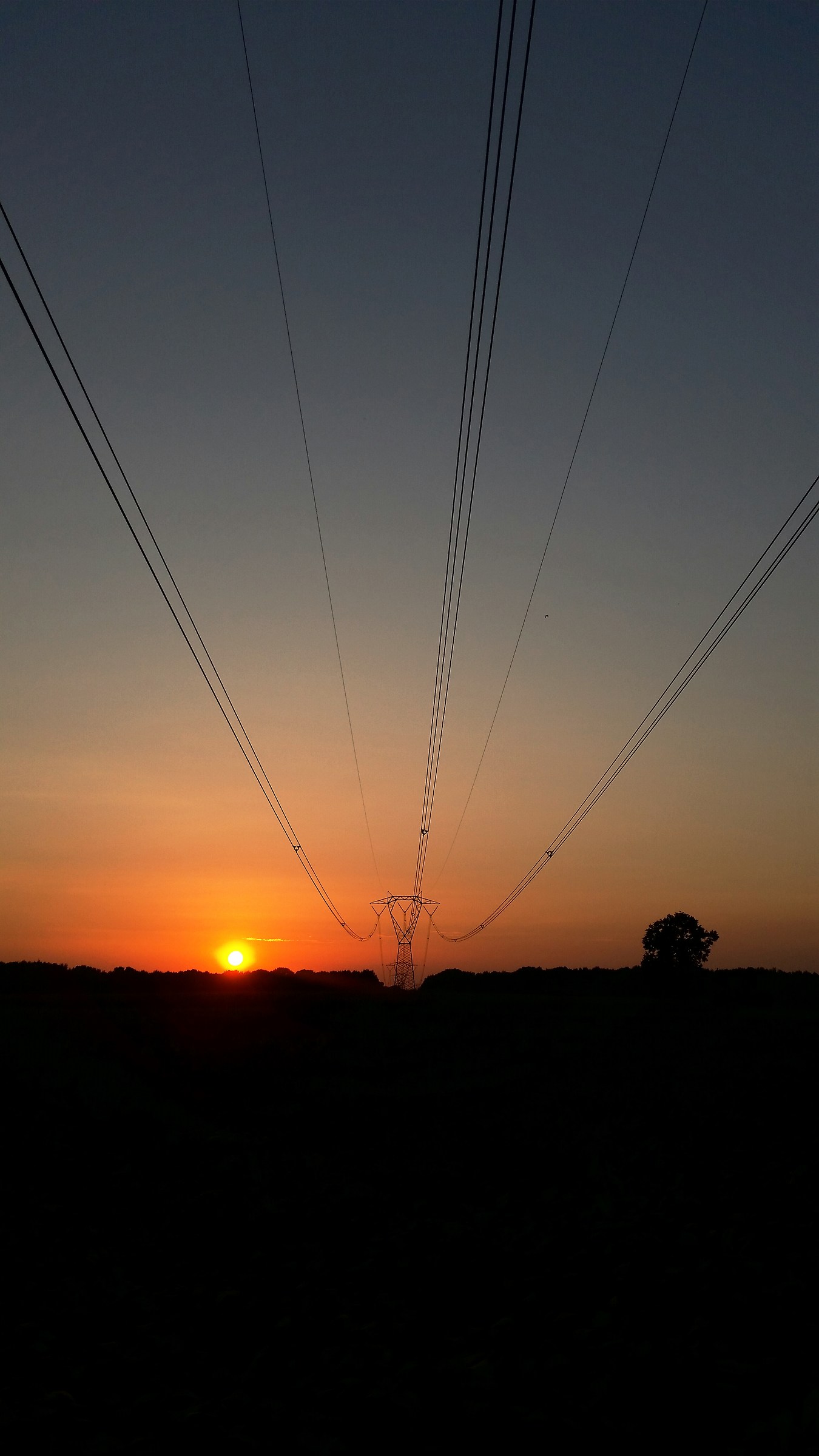 Tramonto un po diverso dal solito