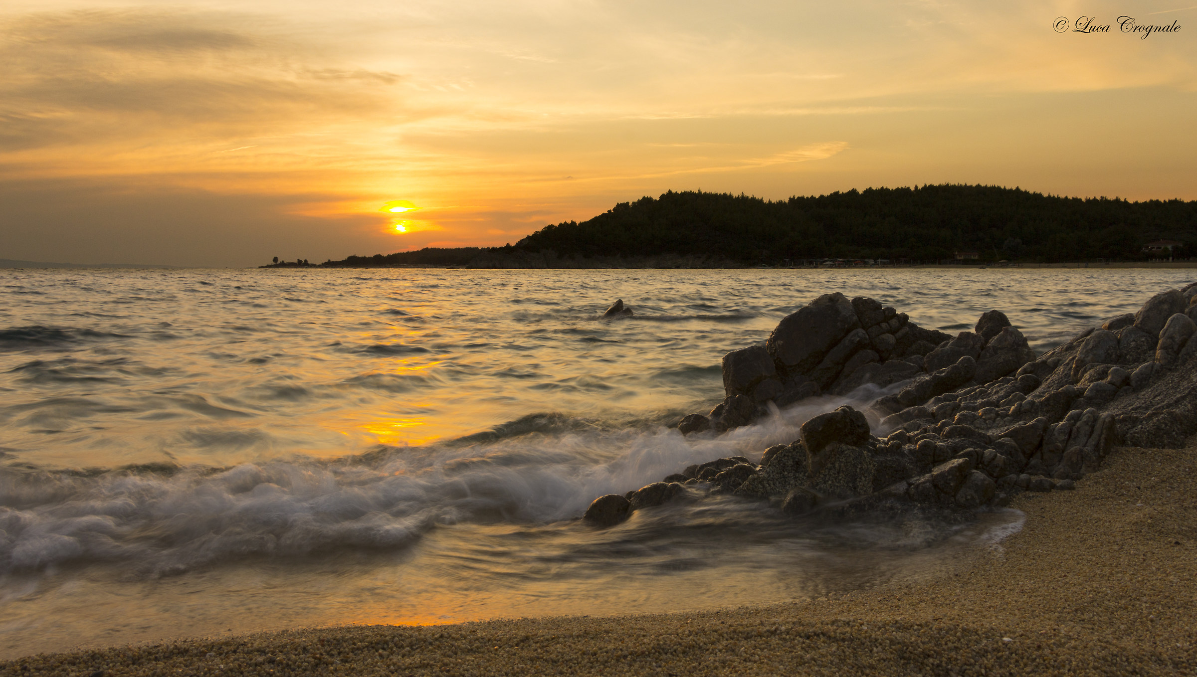 Tramonto in Calcidica