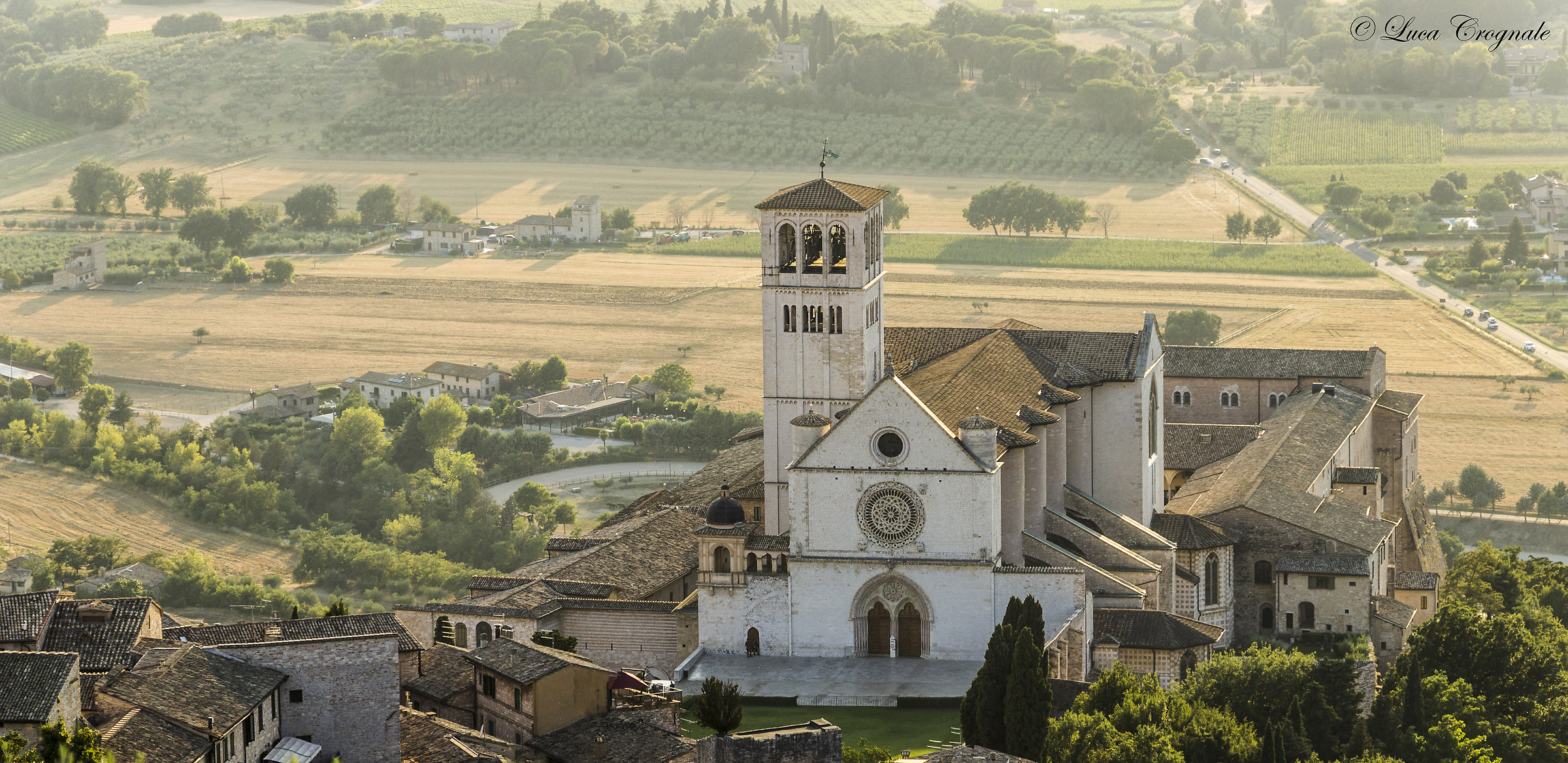 Assisi at sunset