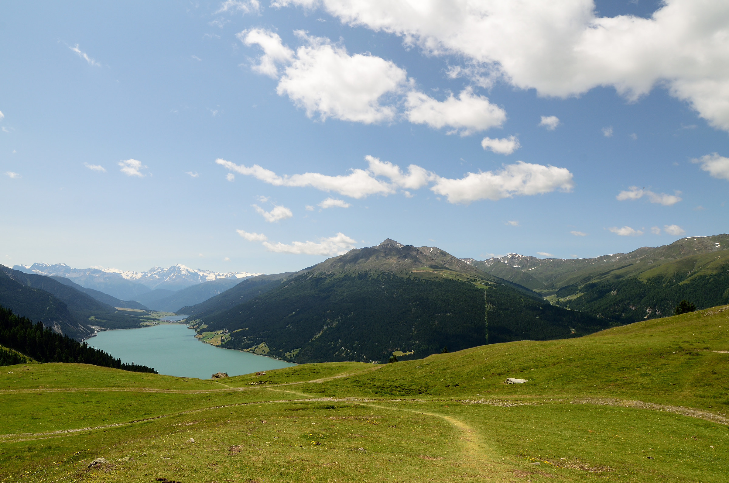 Panoramica Laghi Alta Venosta e Val Roja