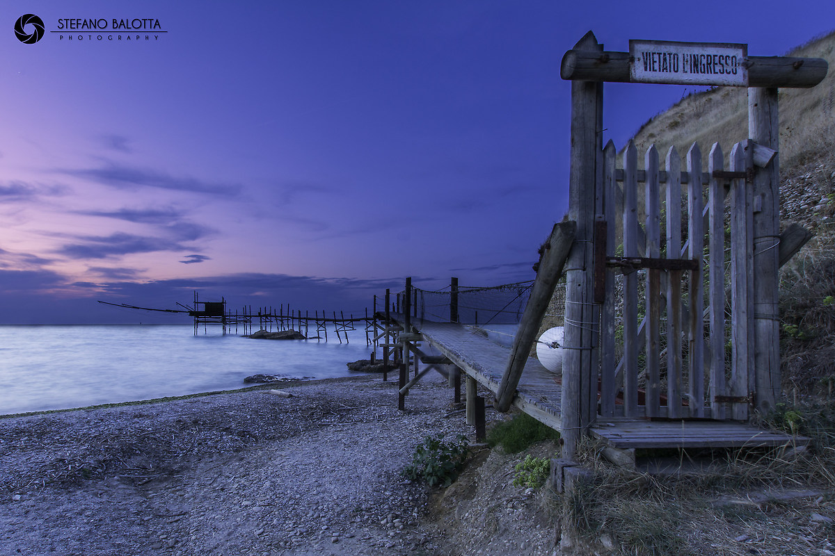 Trabocco di Punta Aderci - Sunset