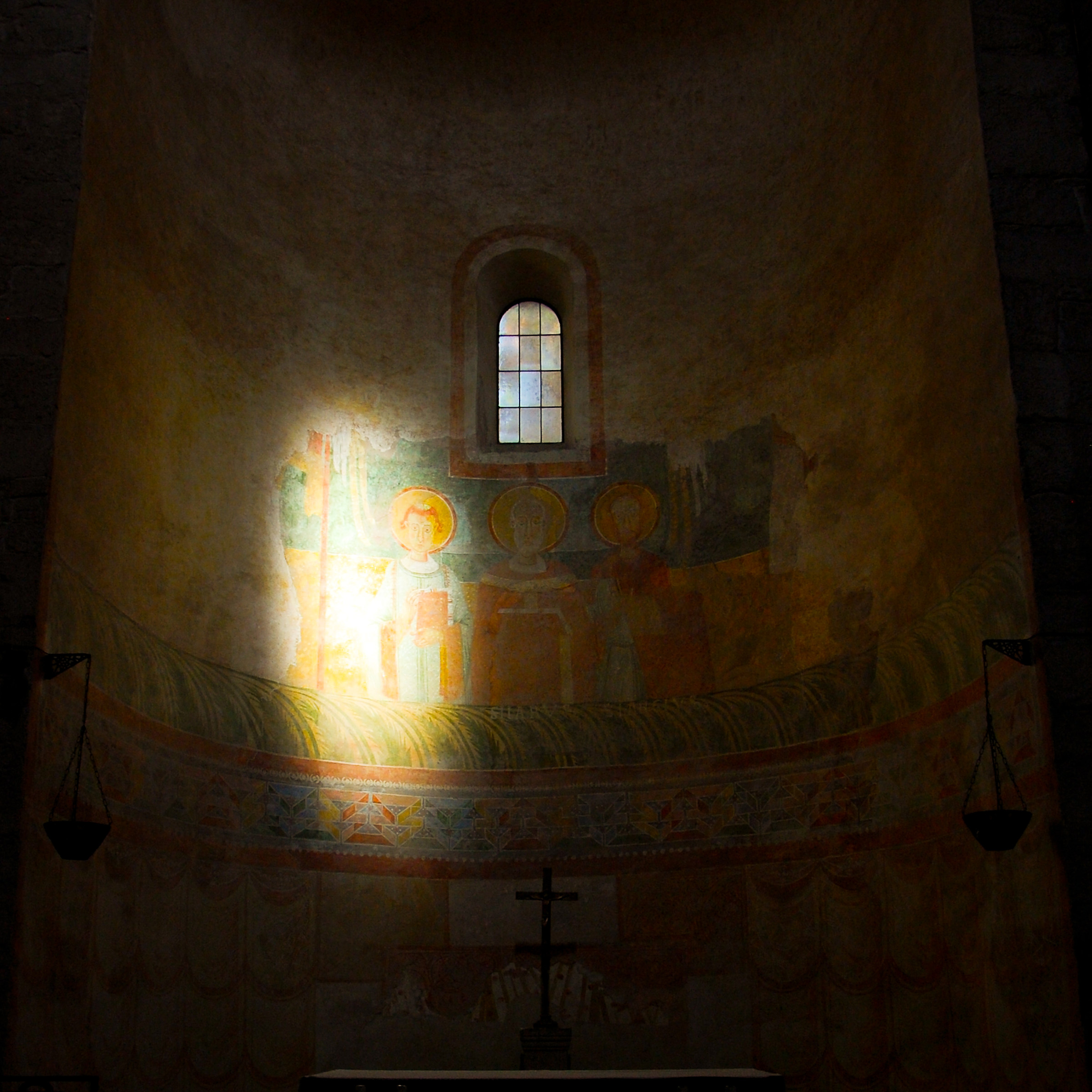 Shot of light in the Basilica (Aquileia)