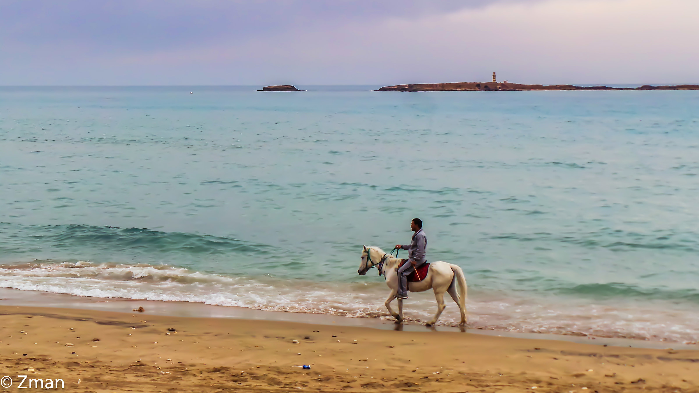 Horse Rider sulla Spiaggia