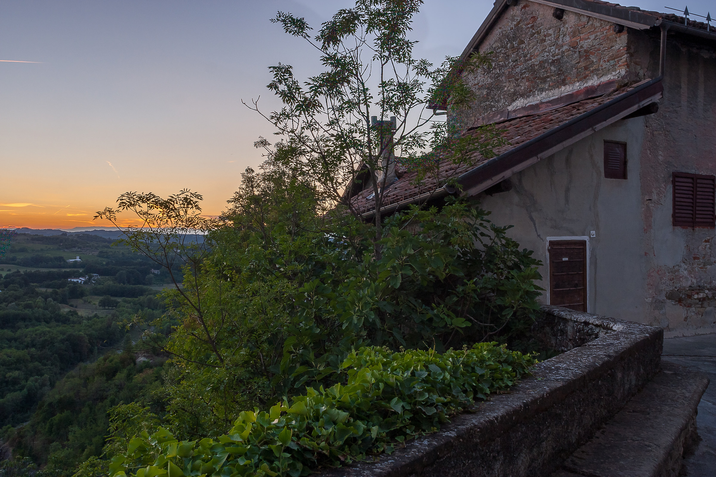 sunset at the castle 1