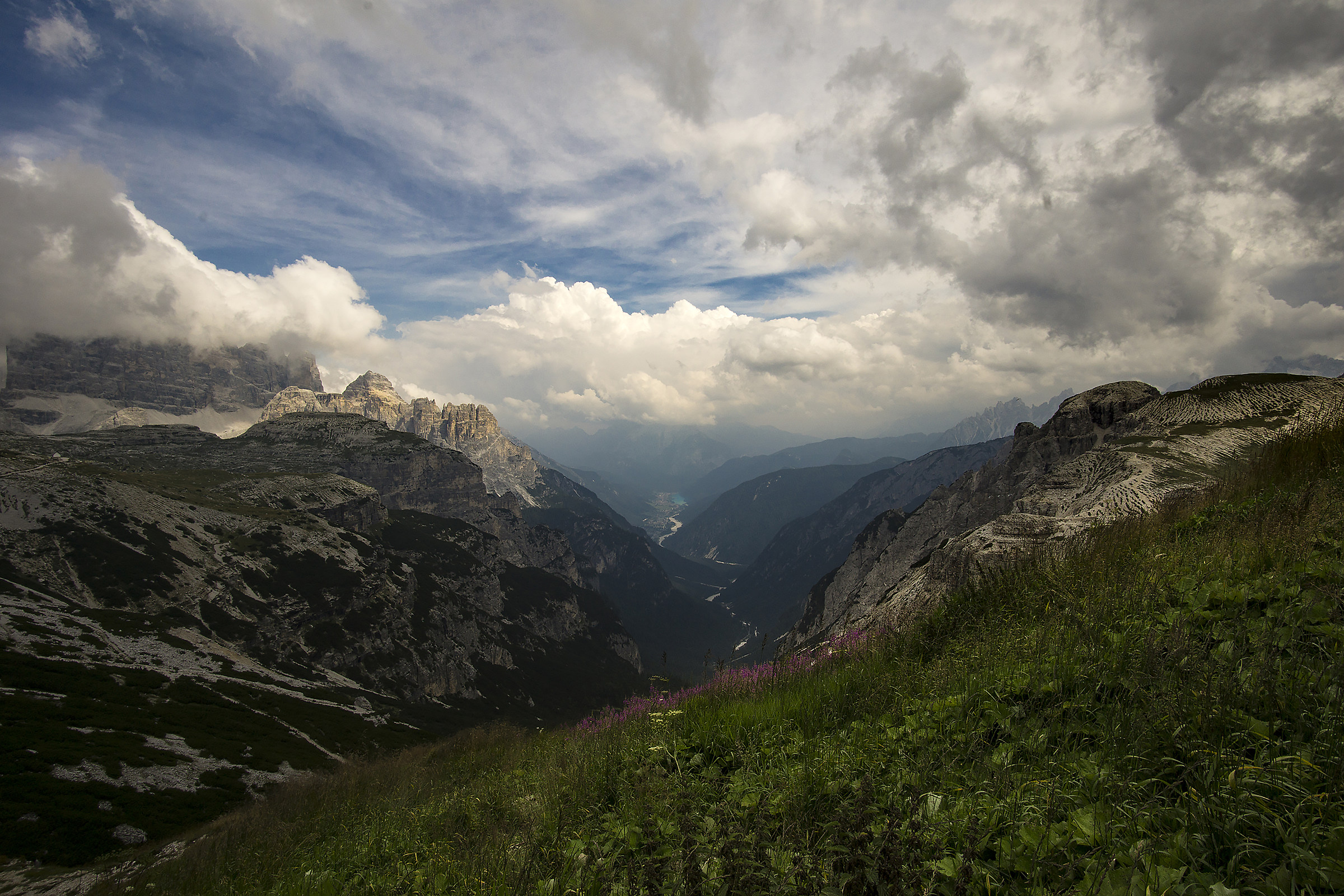 View from the hut Auronzo August 2015