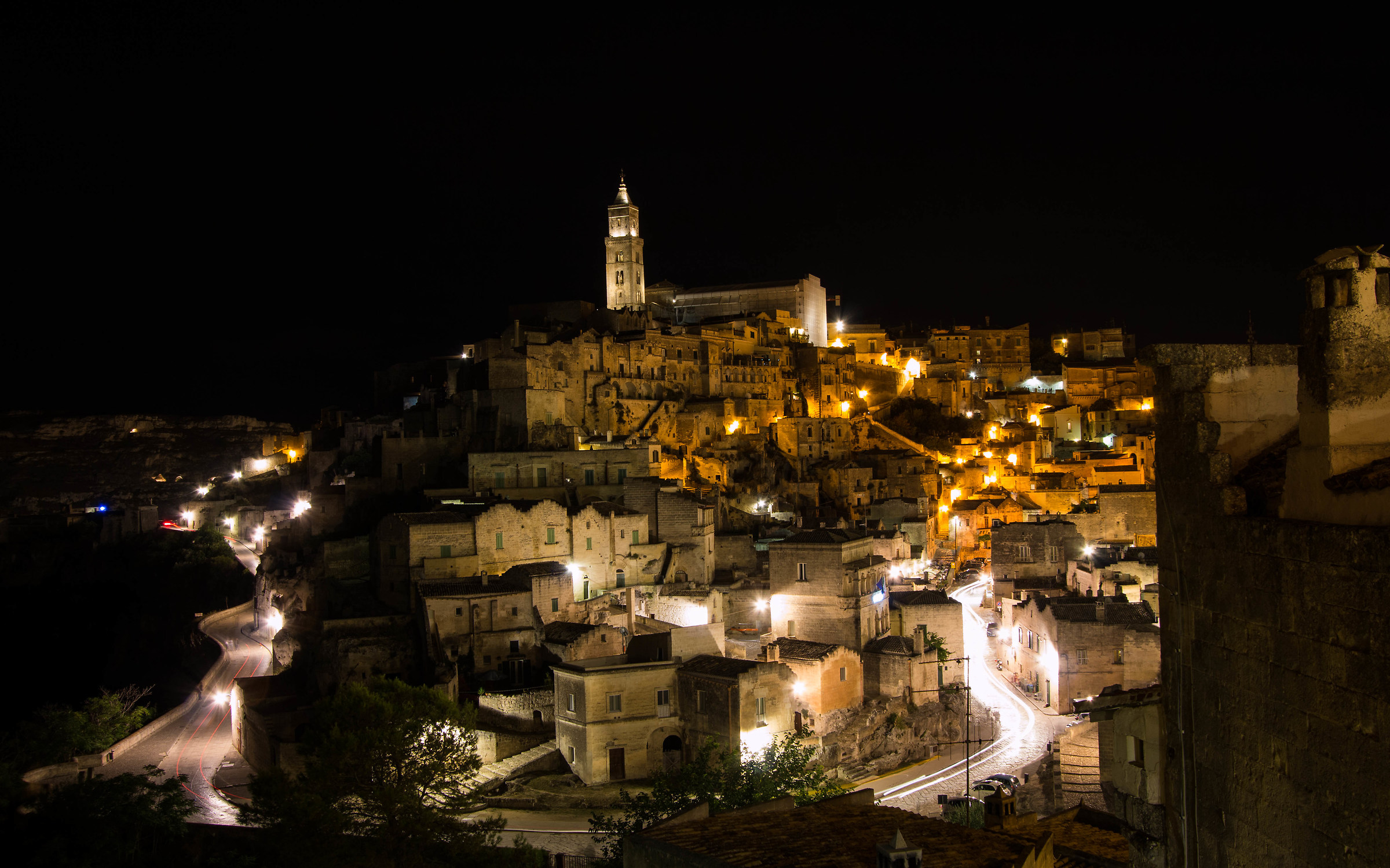 Matera by night