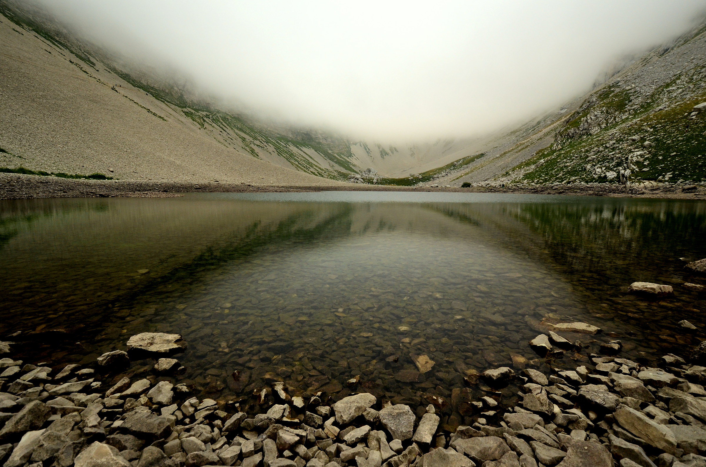 Pilato lake in winter ............. no, in August!