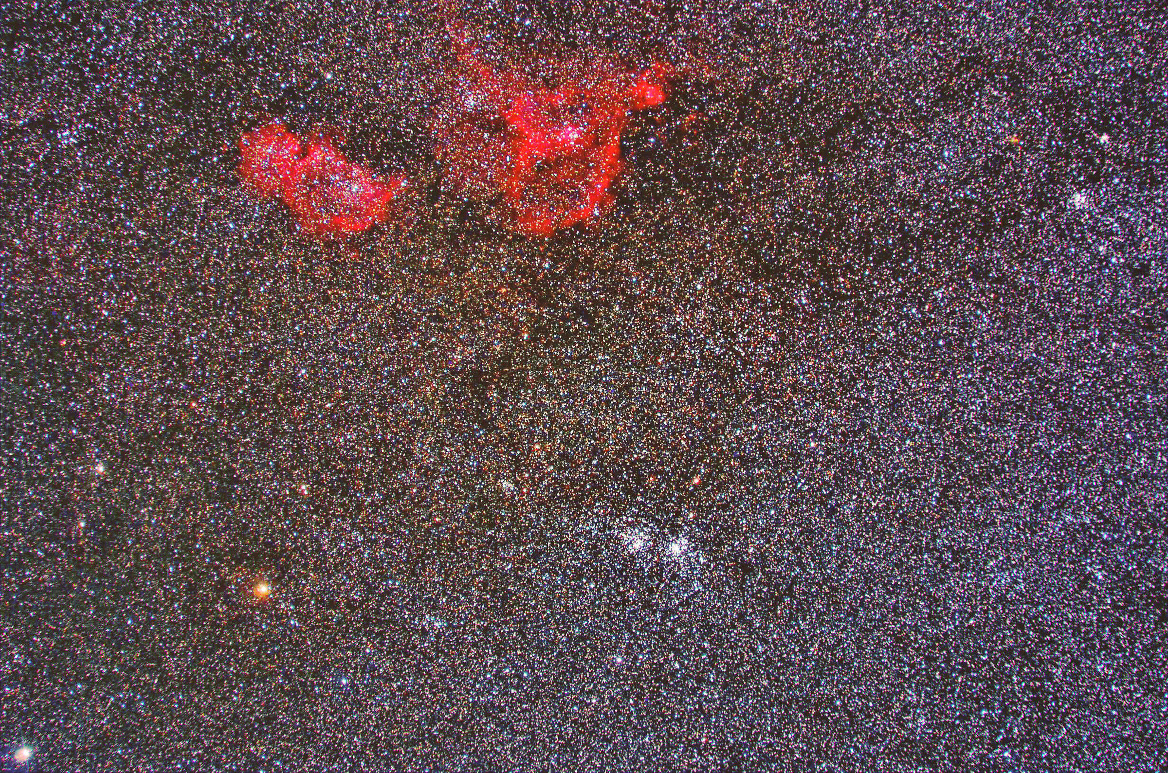 The soul heart Perseus double cluster !!