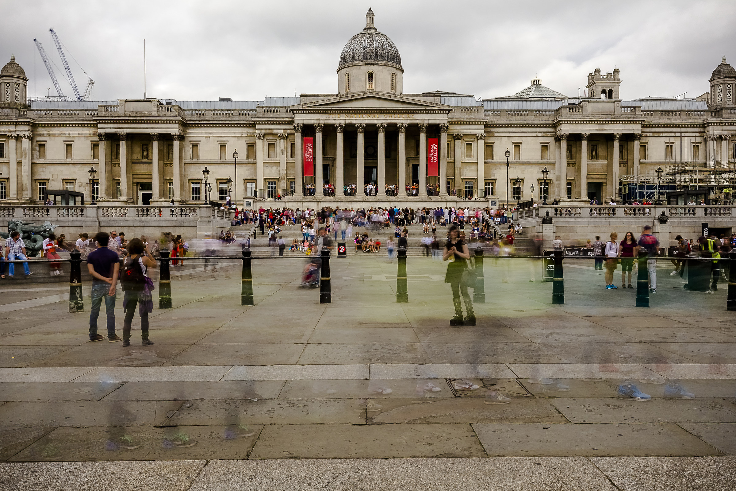 Trafalgar Square and National Gallery