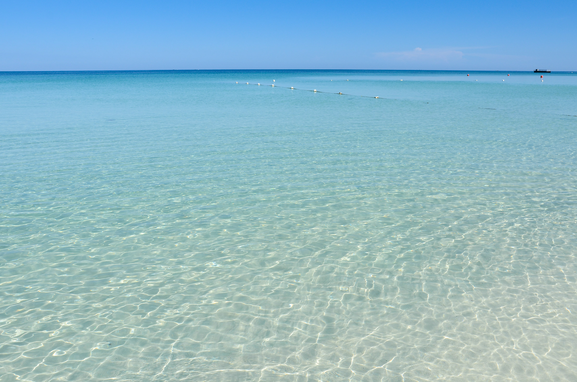 Crystal clear waters