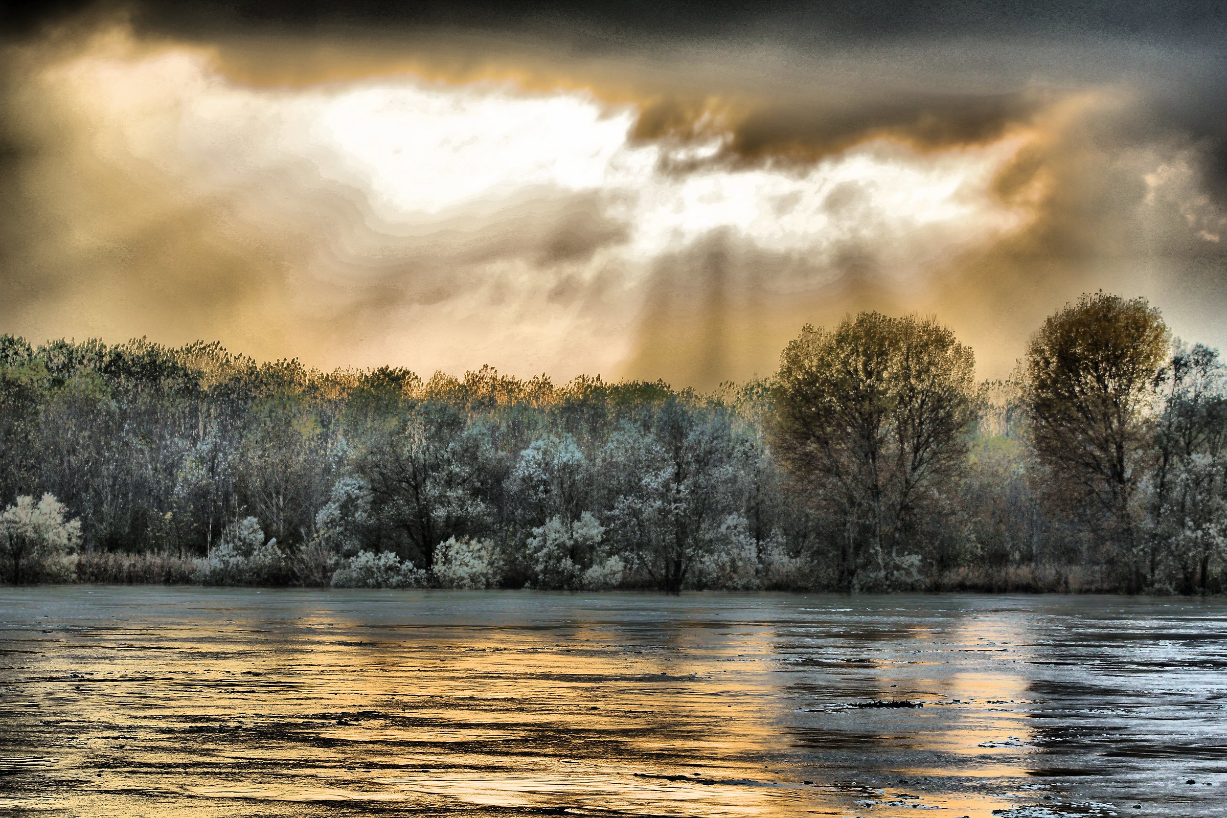 Flood of the river Po - Casalmaggiore (cr)