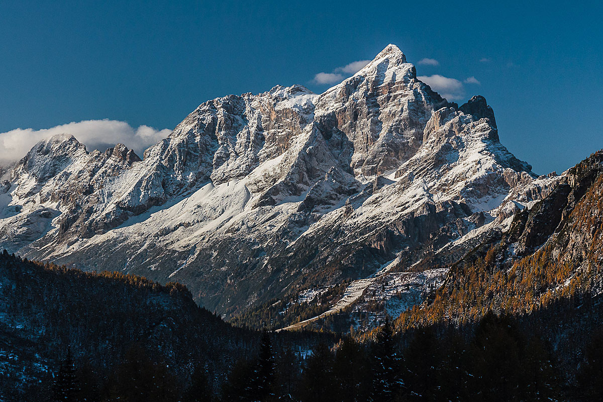 Civetta dal rifugio Città di Fiume, autunno