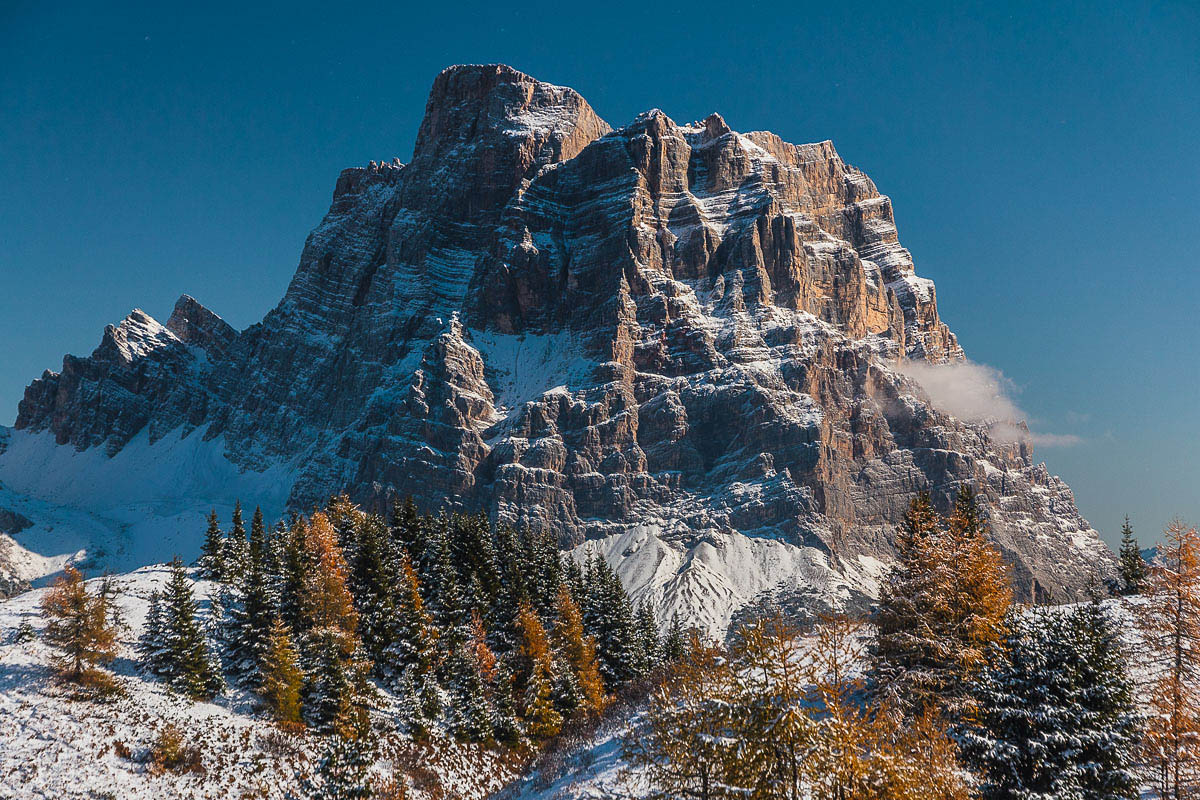 Pelmo dal ristoro Belvedere, autunno