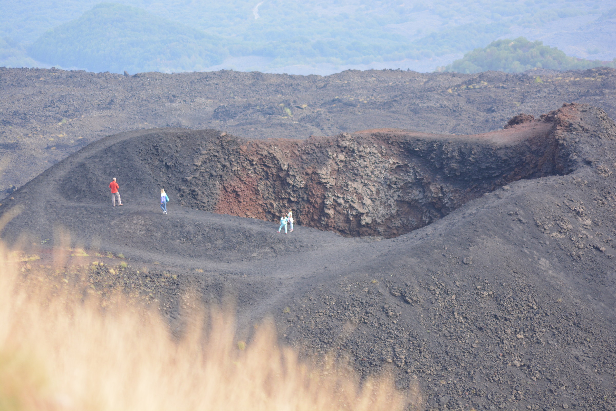 an extinct volcano Mount Etna ...