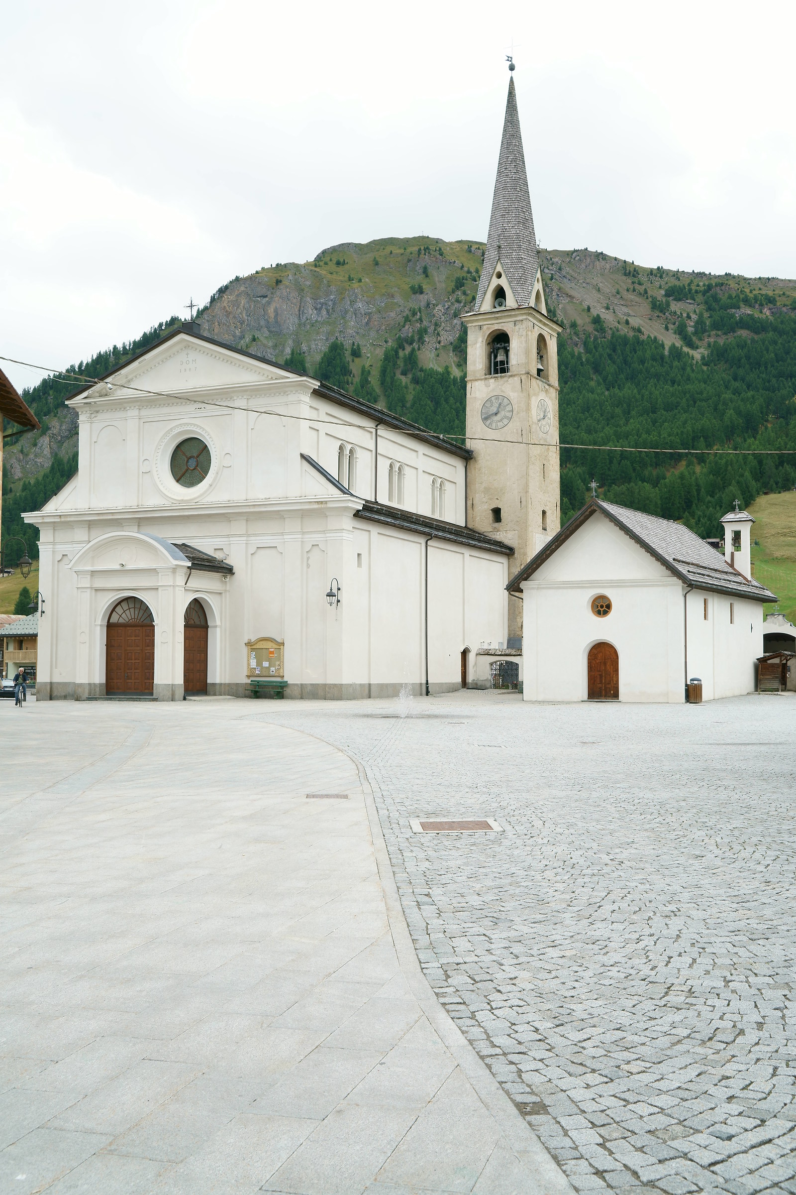 Church Santa Maria Rising Livigno