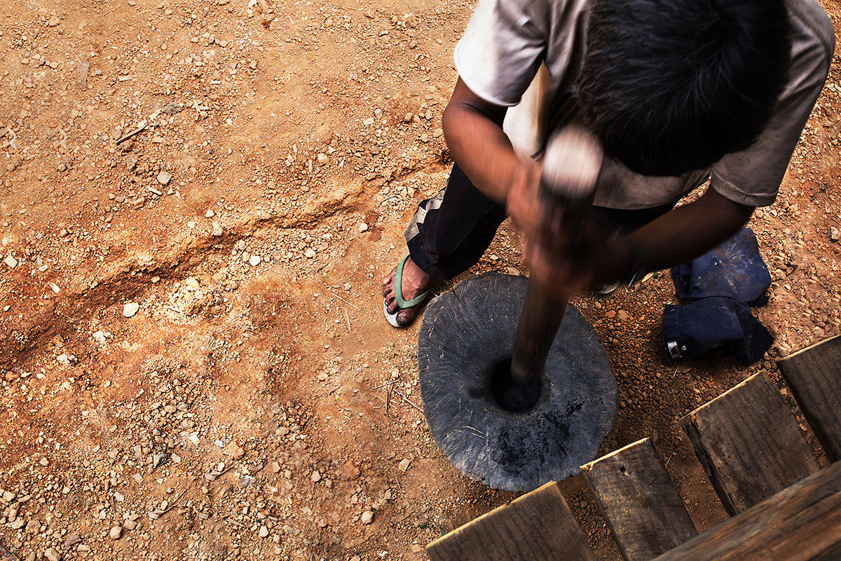 preparazione della polvere da sparo