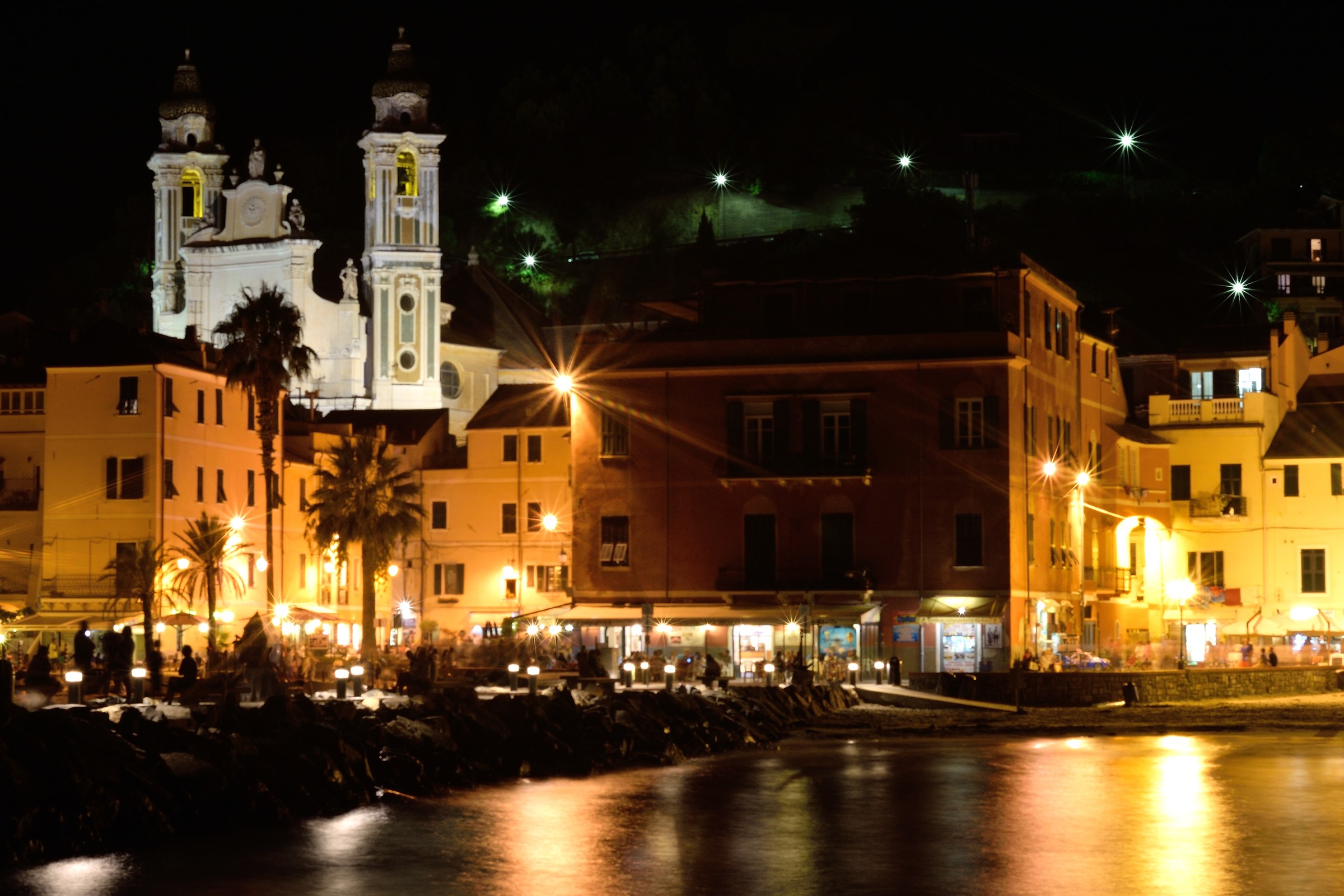 night on the church of St. Matthew