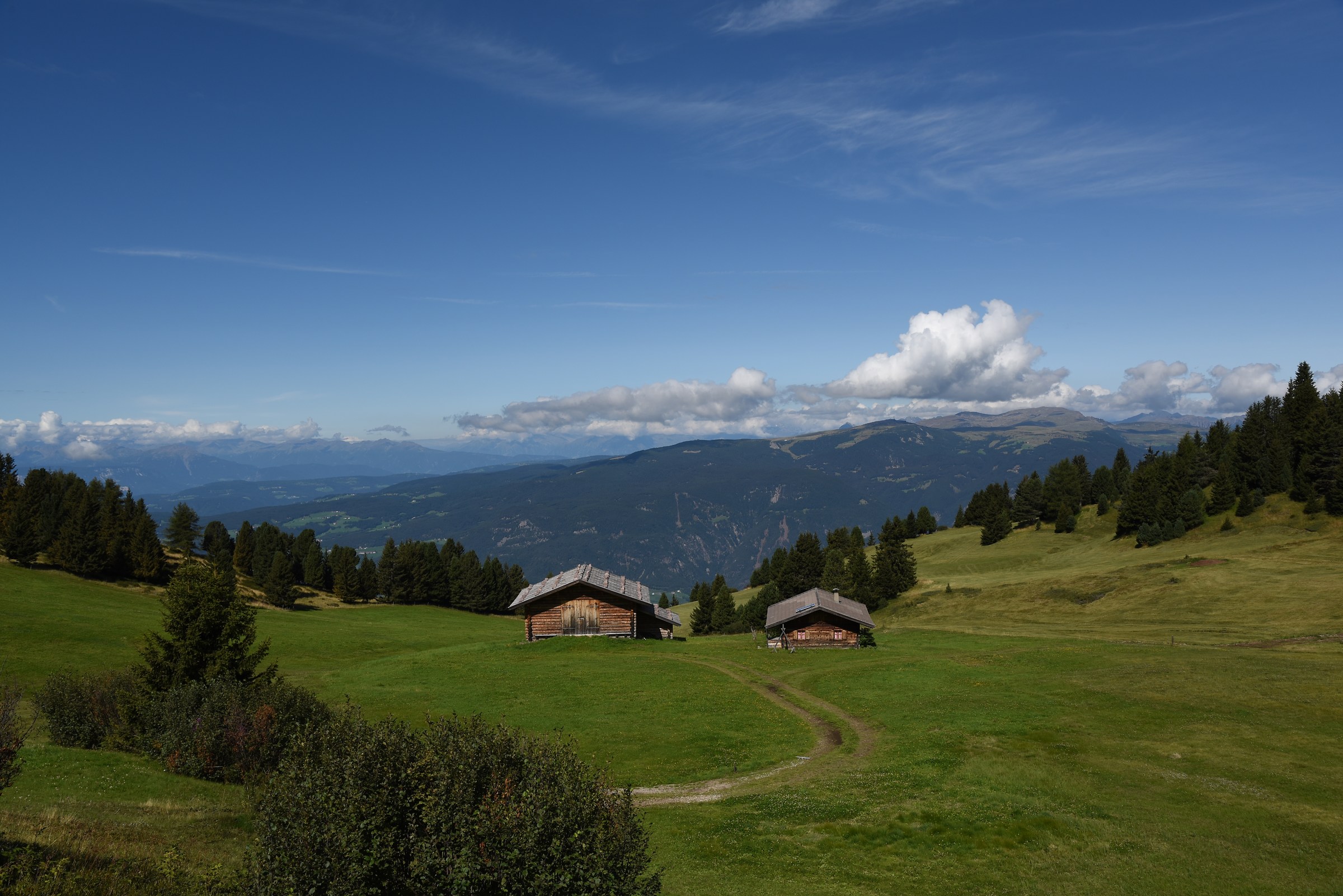 Huts nell'altopiano Alm