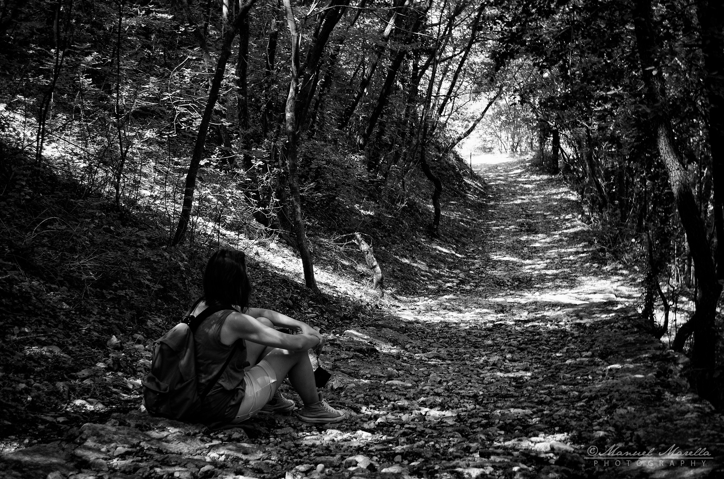 Looking at the light