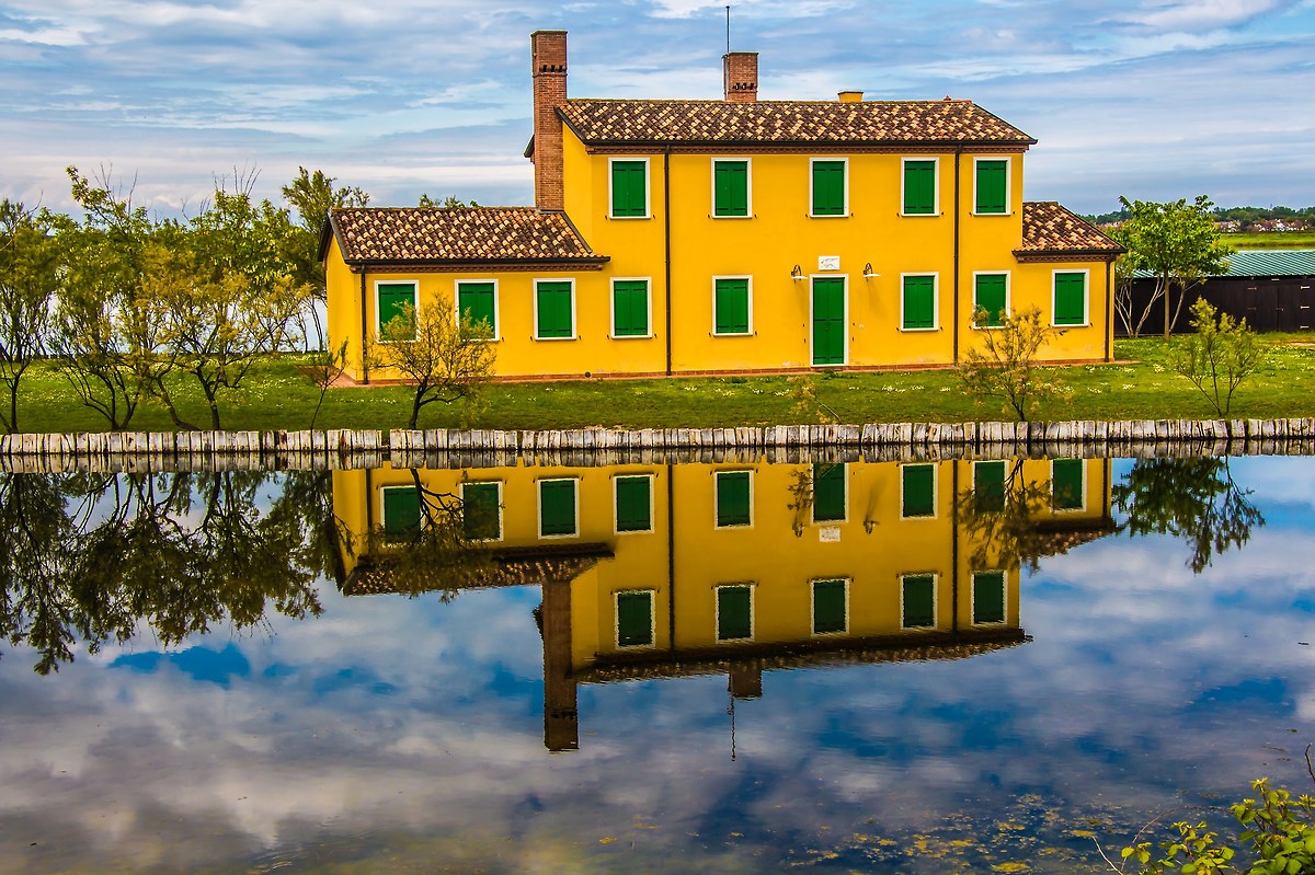 here is the yellow house