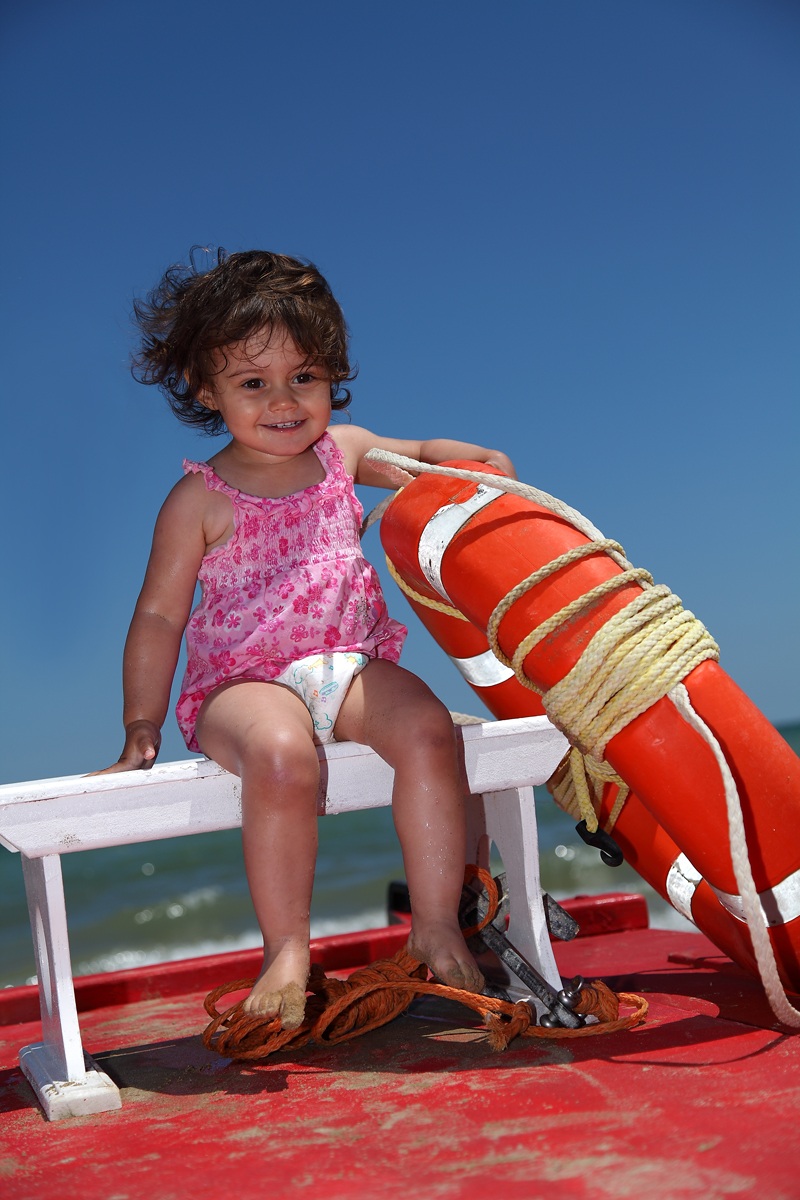 Le prime emozioni del mare