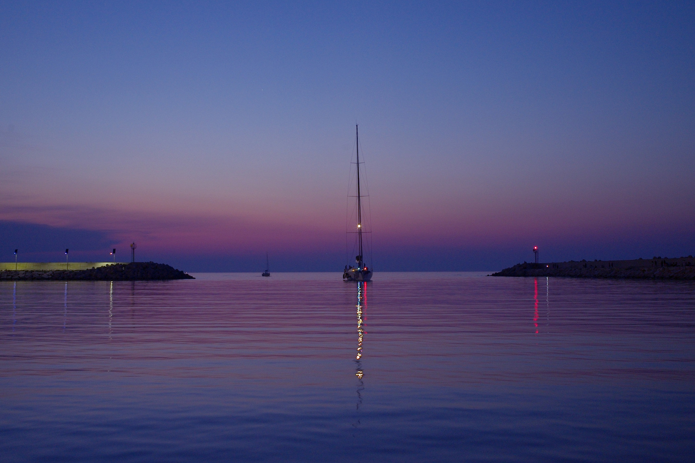 Ingresso al porto di Pesaro