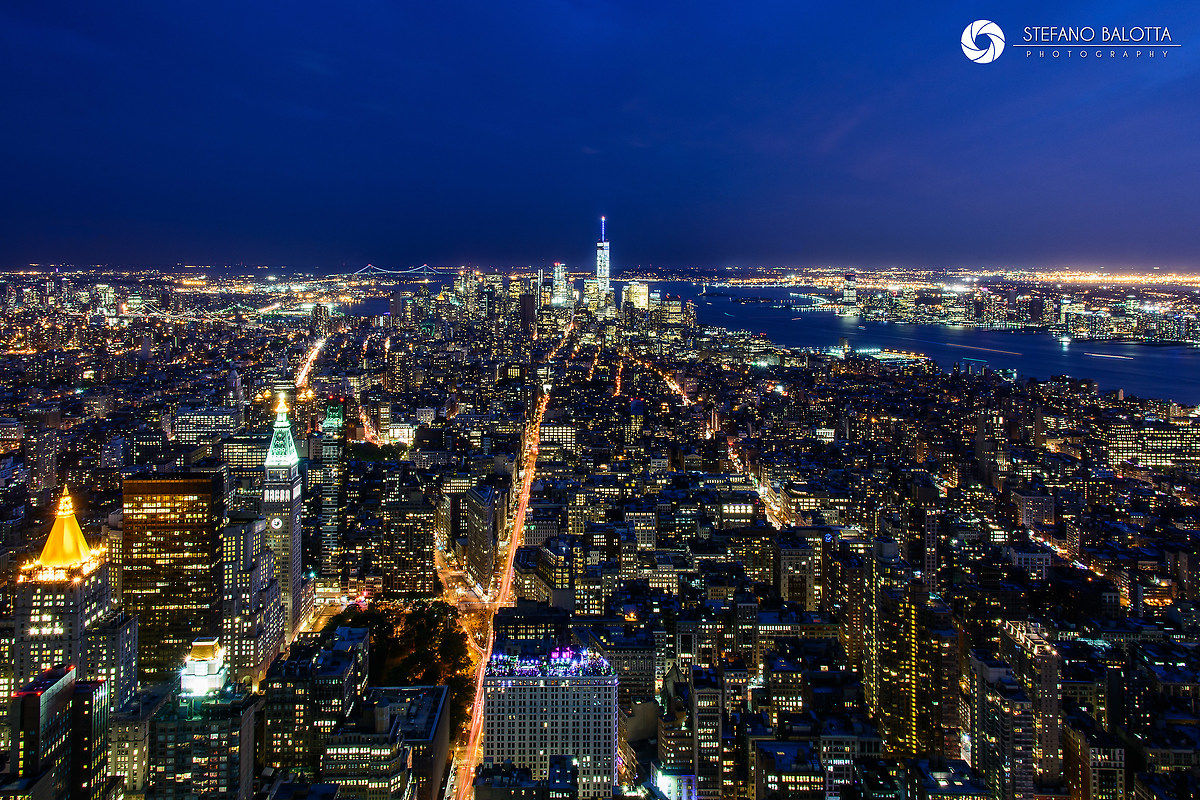 New York Skyline by Night