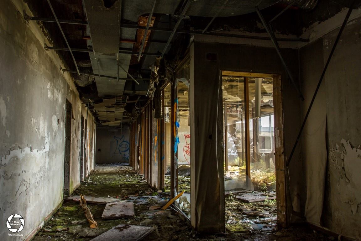 Offices of a slaughterhouse abandoned